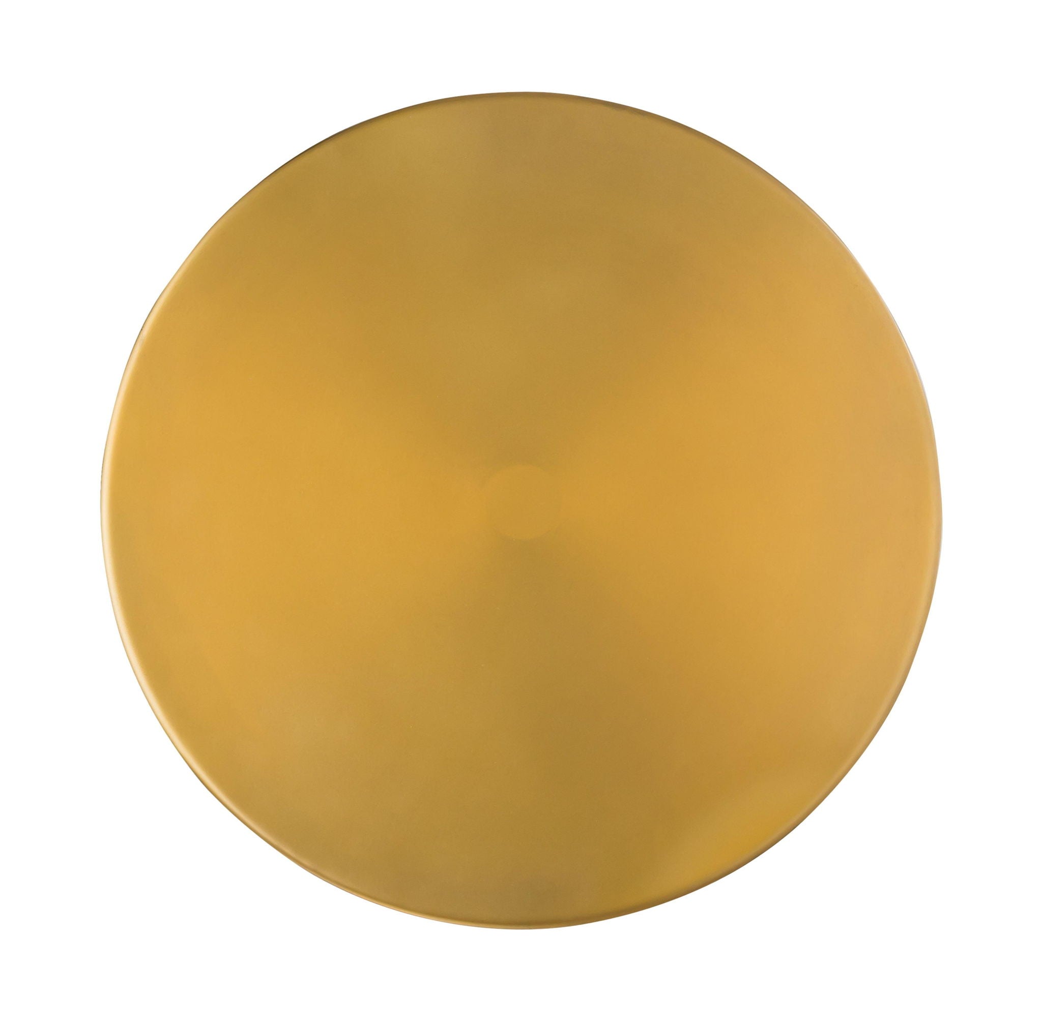 Bubble - Glass / Brass Side Table - Light Brown