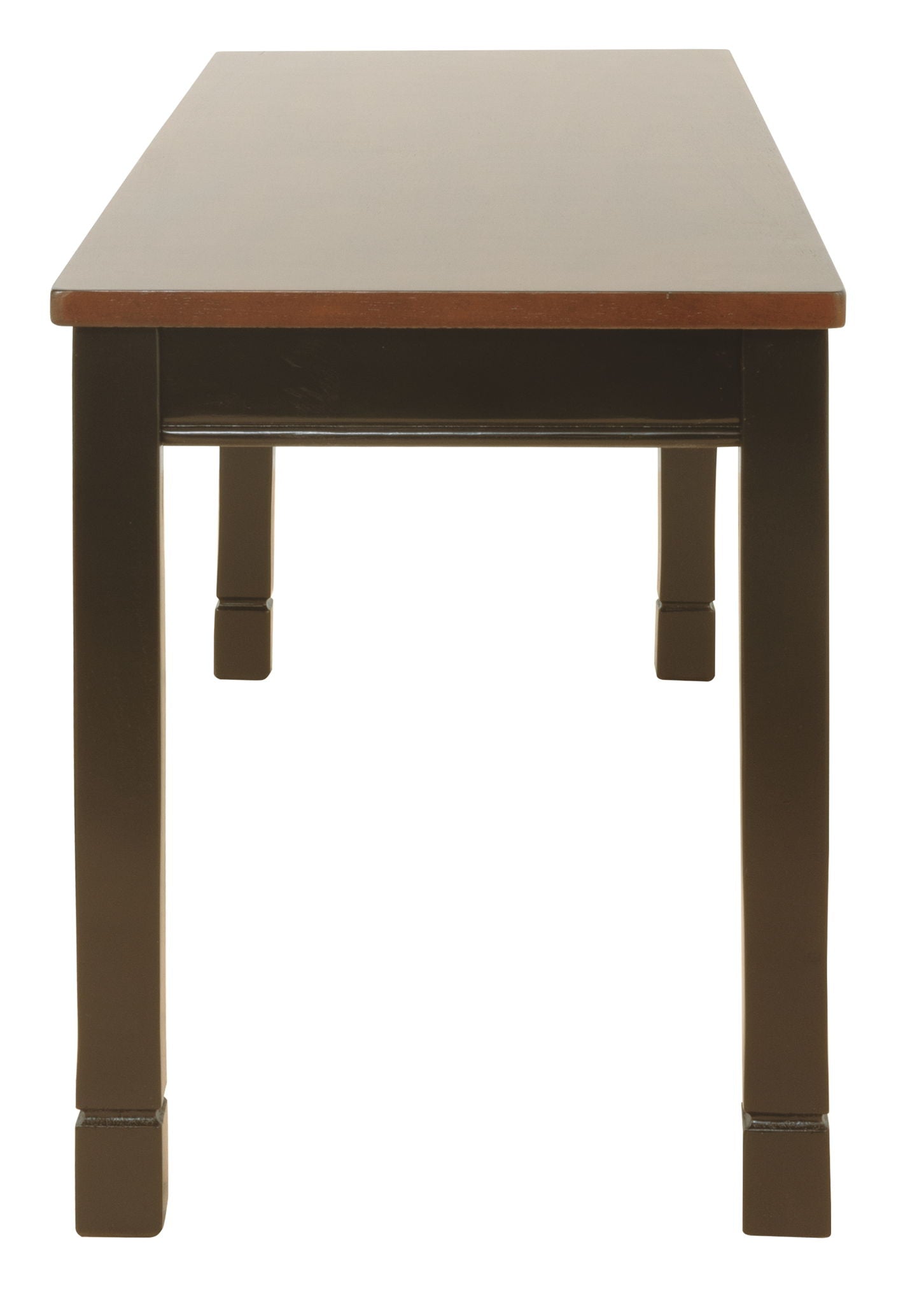 Owingsville - Large Dining Room Bench - Black / Brown - Best Buy Furniture