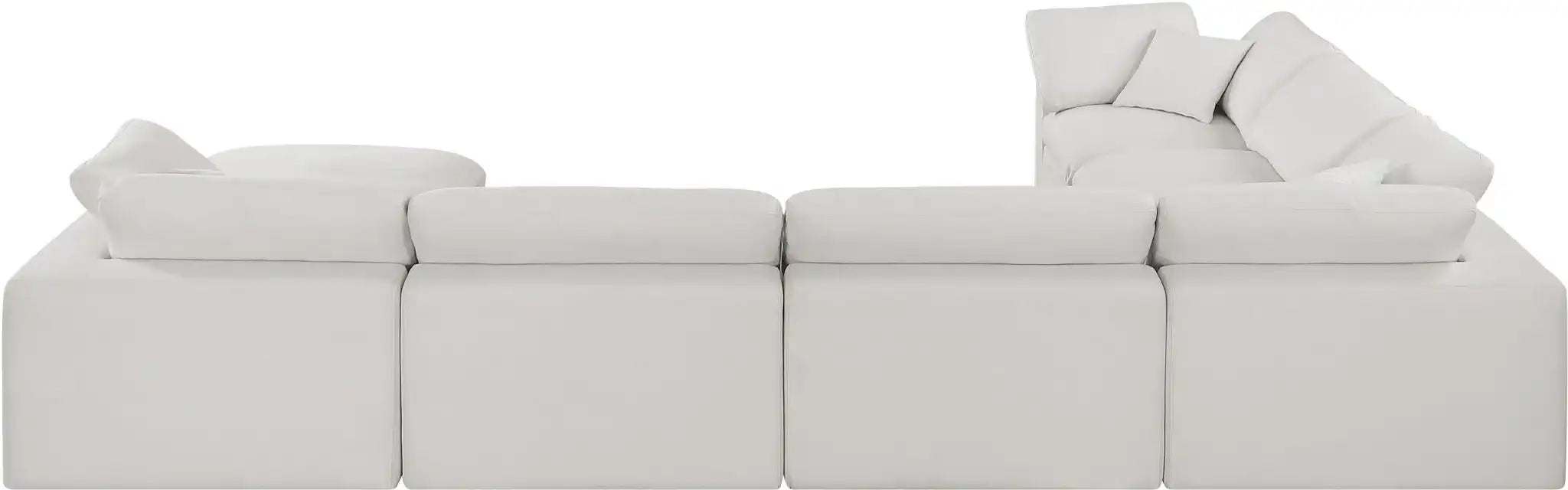 Comfy - 7 Piece Linen Modular Sectional With Chaise