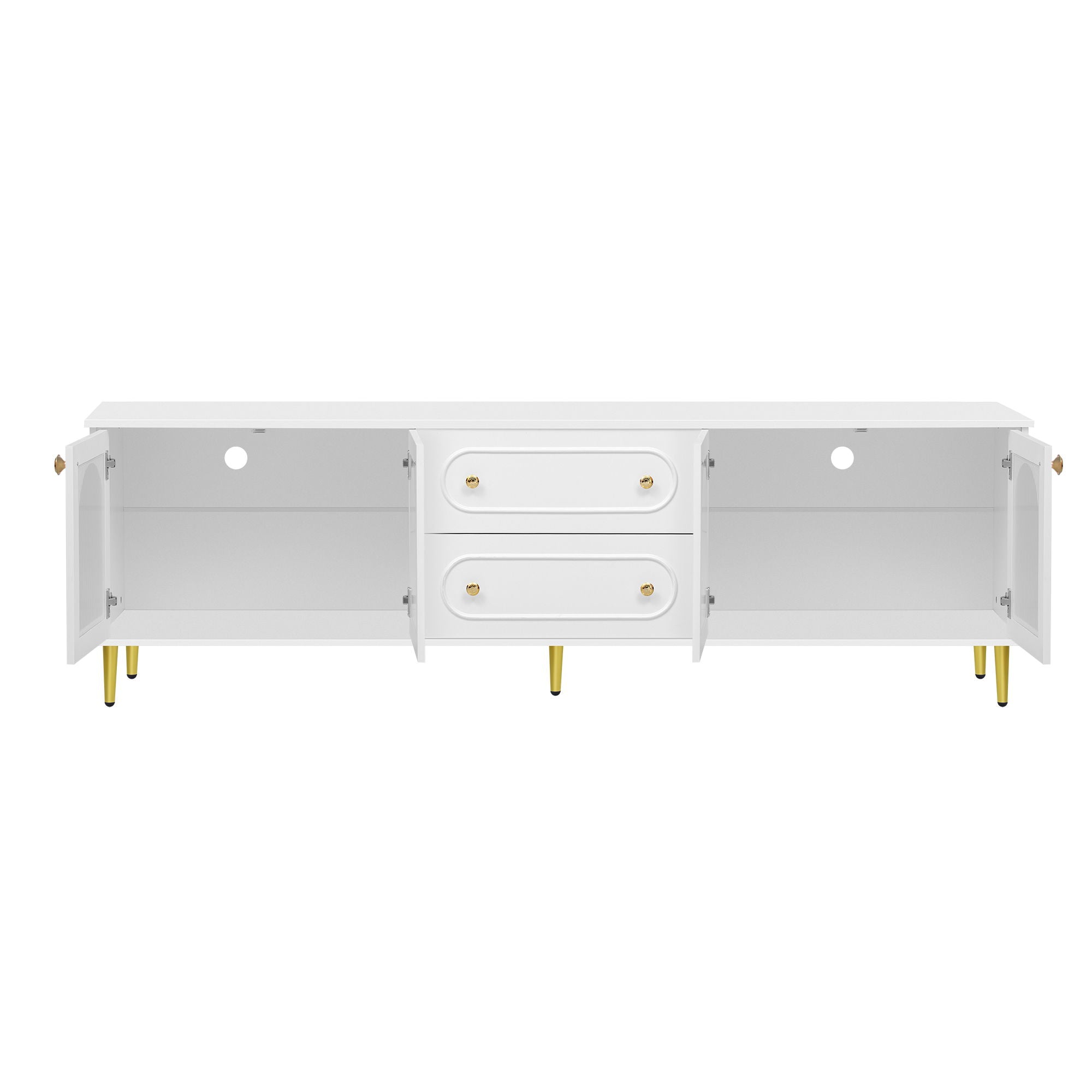 TV Cabinet With 2 Drawers And 2 Cabinets