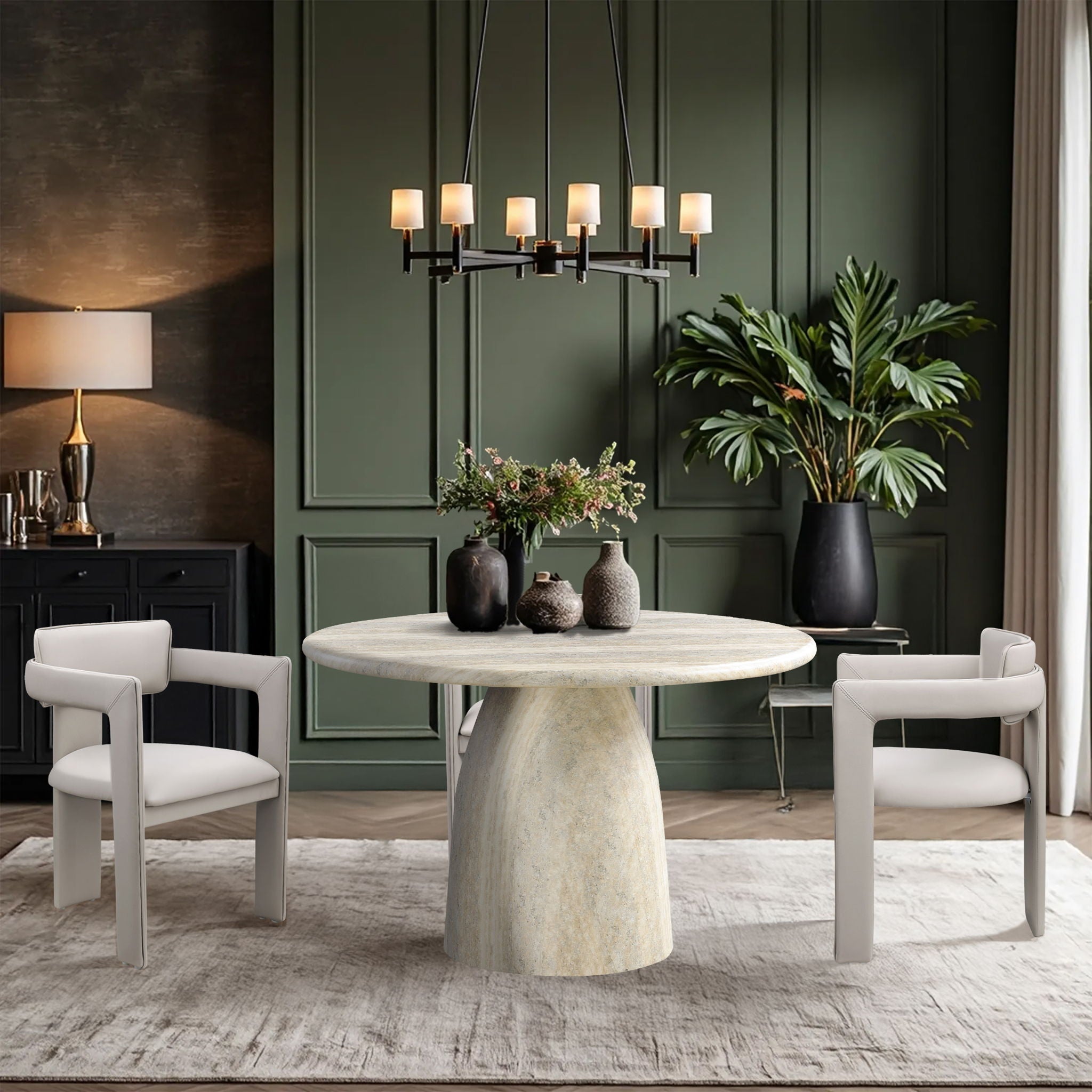 Cosenza - Round Concrete Dining Table