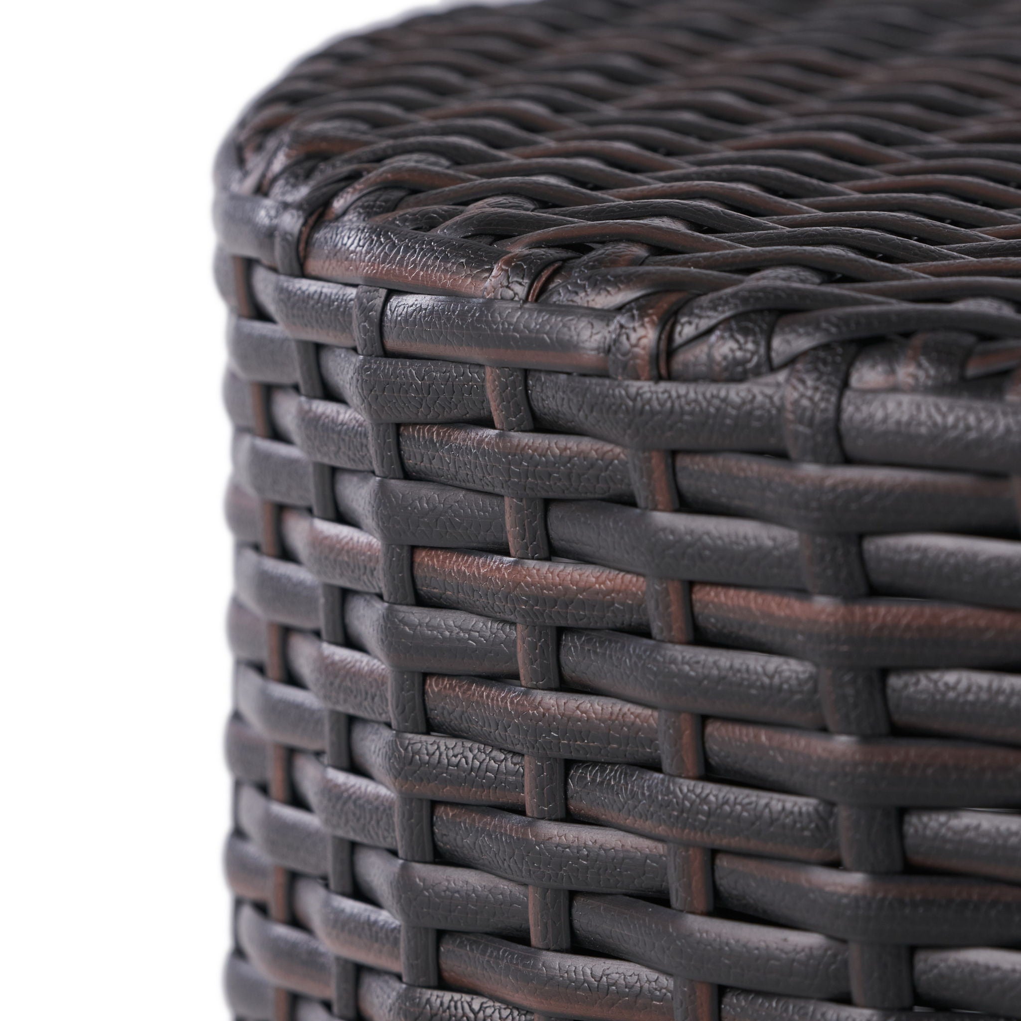 Barrel Side Table With Handcrafted Details