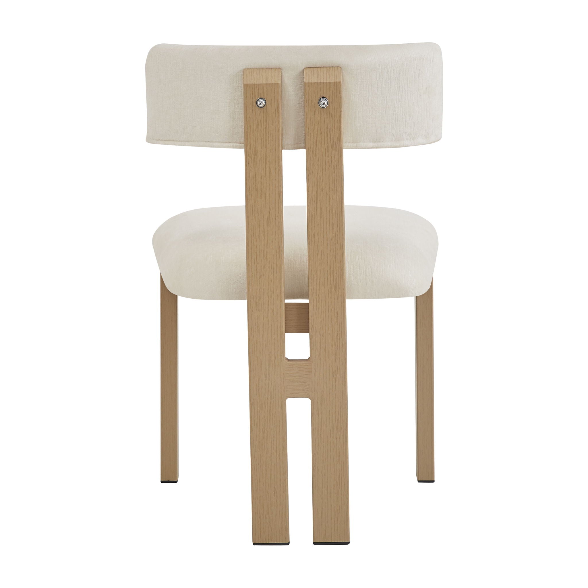 Modern 7 Piece Dining Set With Upholstered Armless Chairs And Dining Table