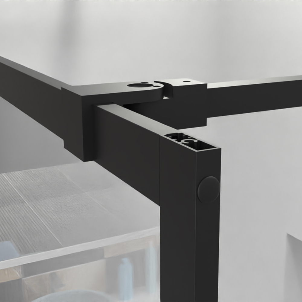 Shower Screen Walk In Wet Room - Black - Best Buy Furniture