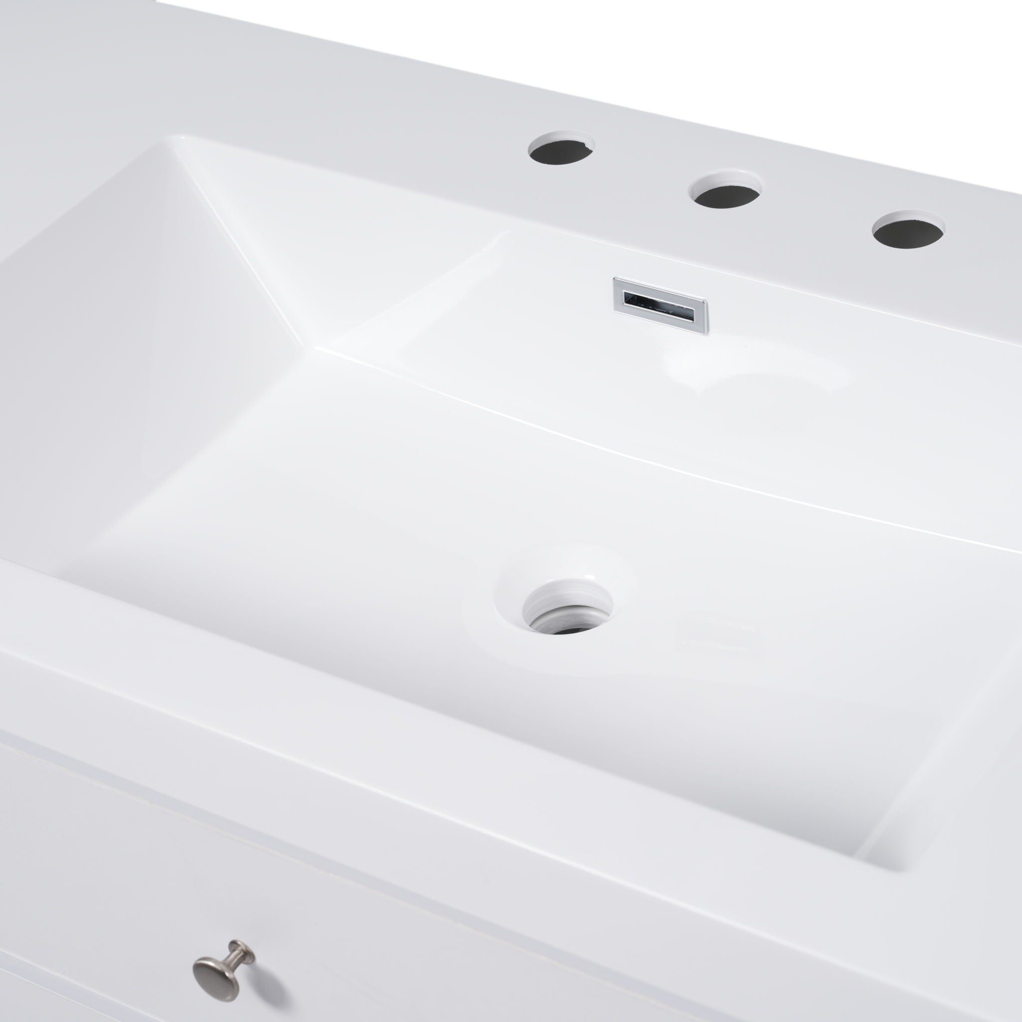 Modern Bathroom Vanity With Sink, Soft Close Drawers