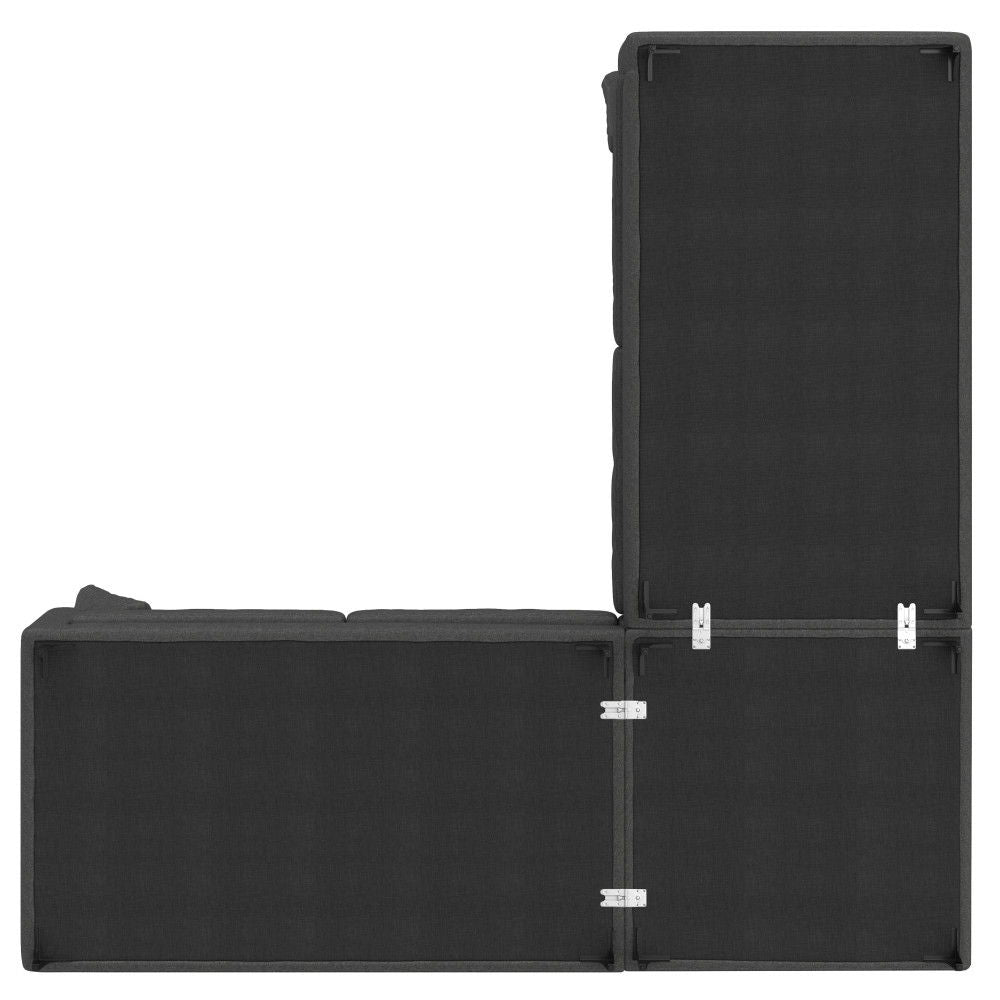 Ava - Mid Century Corner Sectional Sofa Handcrafted - Best Buy Furniture