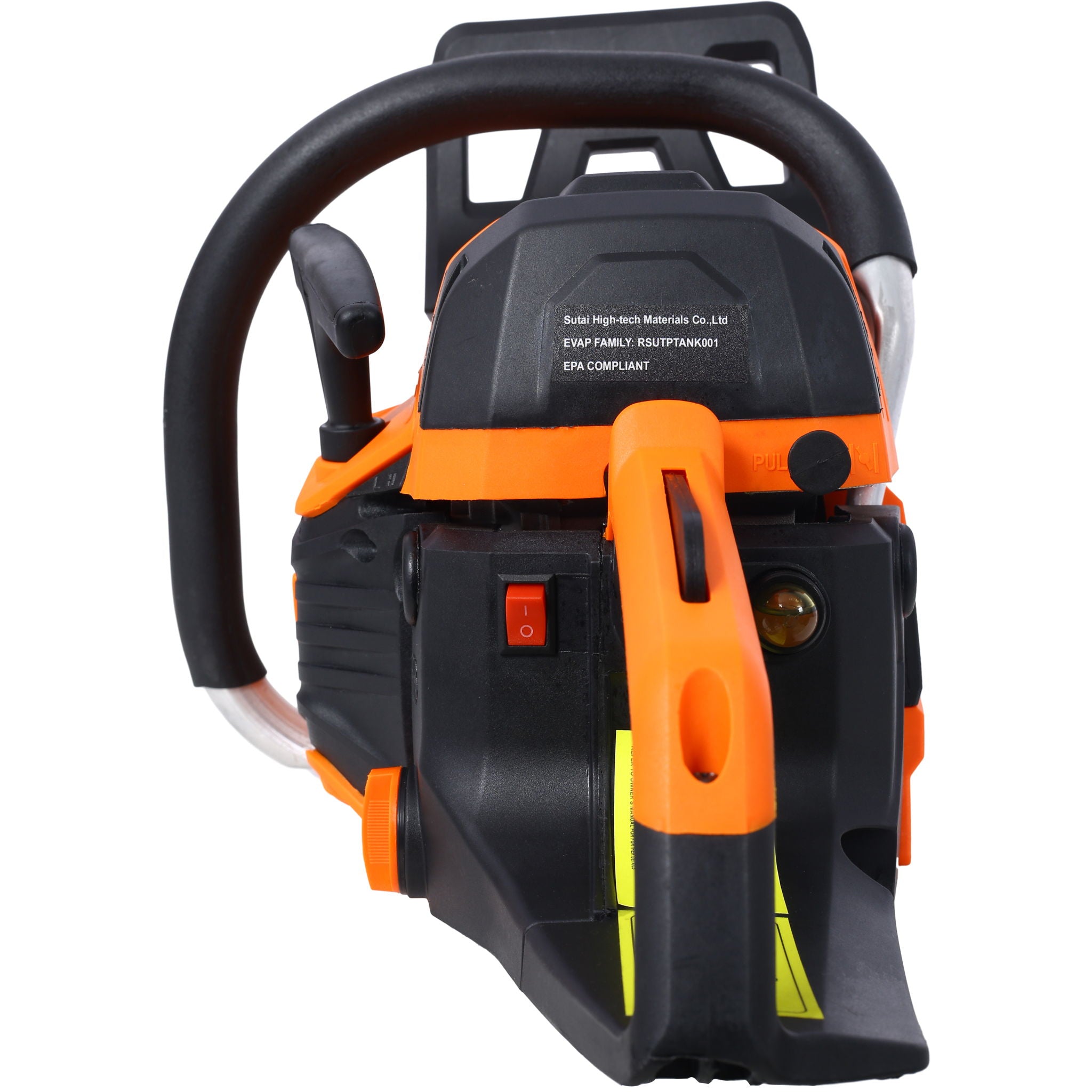 62Cc Gas Powered Chainsaw 22" 2 Cycle Petrol Handheld Chain Saw Epa Compliant For Wood Cutting Aluminium - Orange