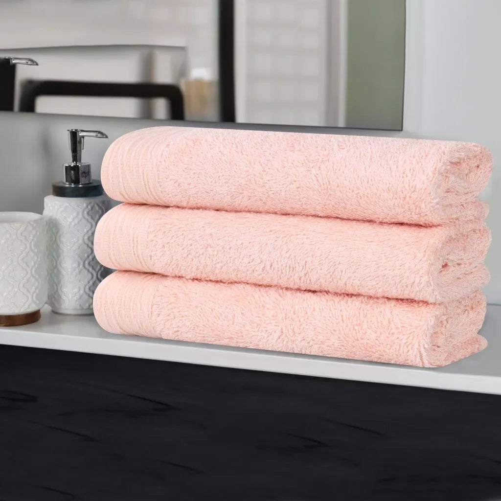 Rayon from Bamboo Eco-Friendly Fluffy Soft Solid Bath Towel Set of 3 - Bath Towel by Superior Brand