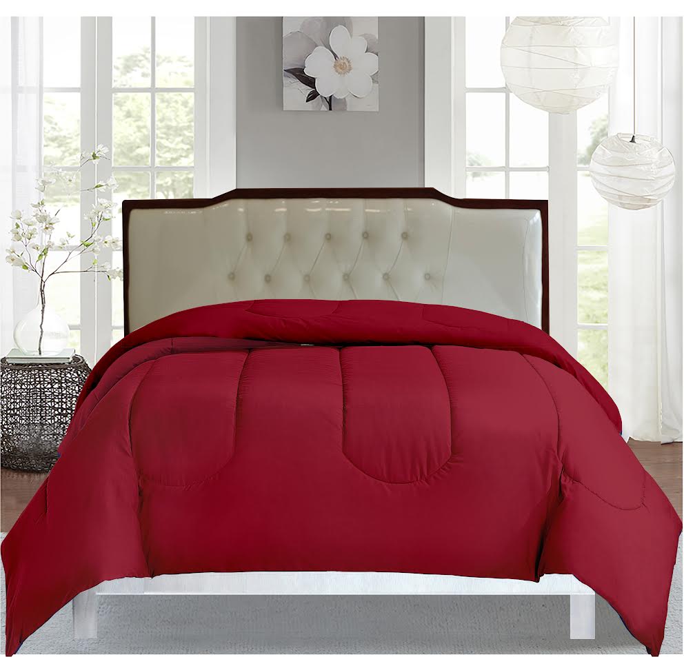 1-Piece Solid Comforter – Ultra-Soft All-Season Bed Comforter – Twin, Queen & King Sizes (Multiple Colors) - Best Buy Furniture