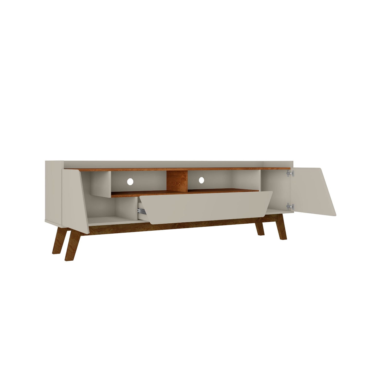 Marcus - TV Stand With 4 Shelves And Soft Close Doors