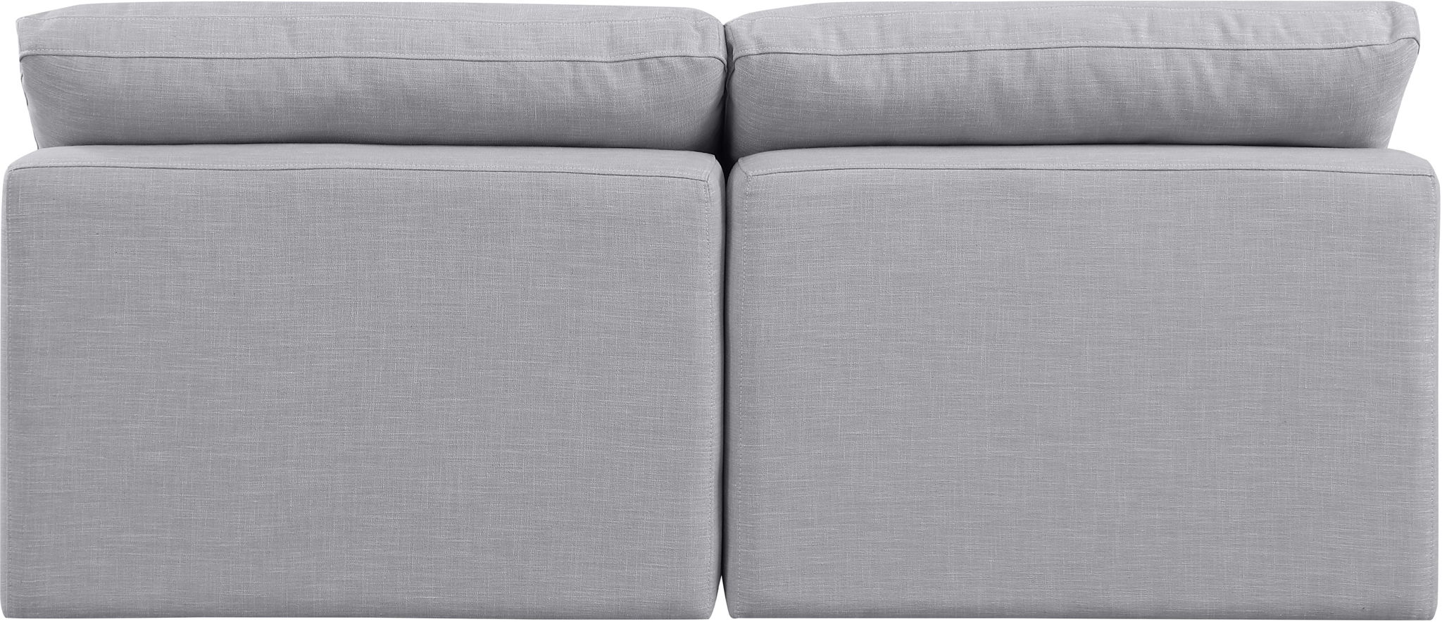 Indulge - Linen 2 Seat Modular Armless Sofa - Best Buy Furniture