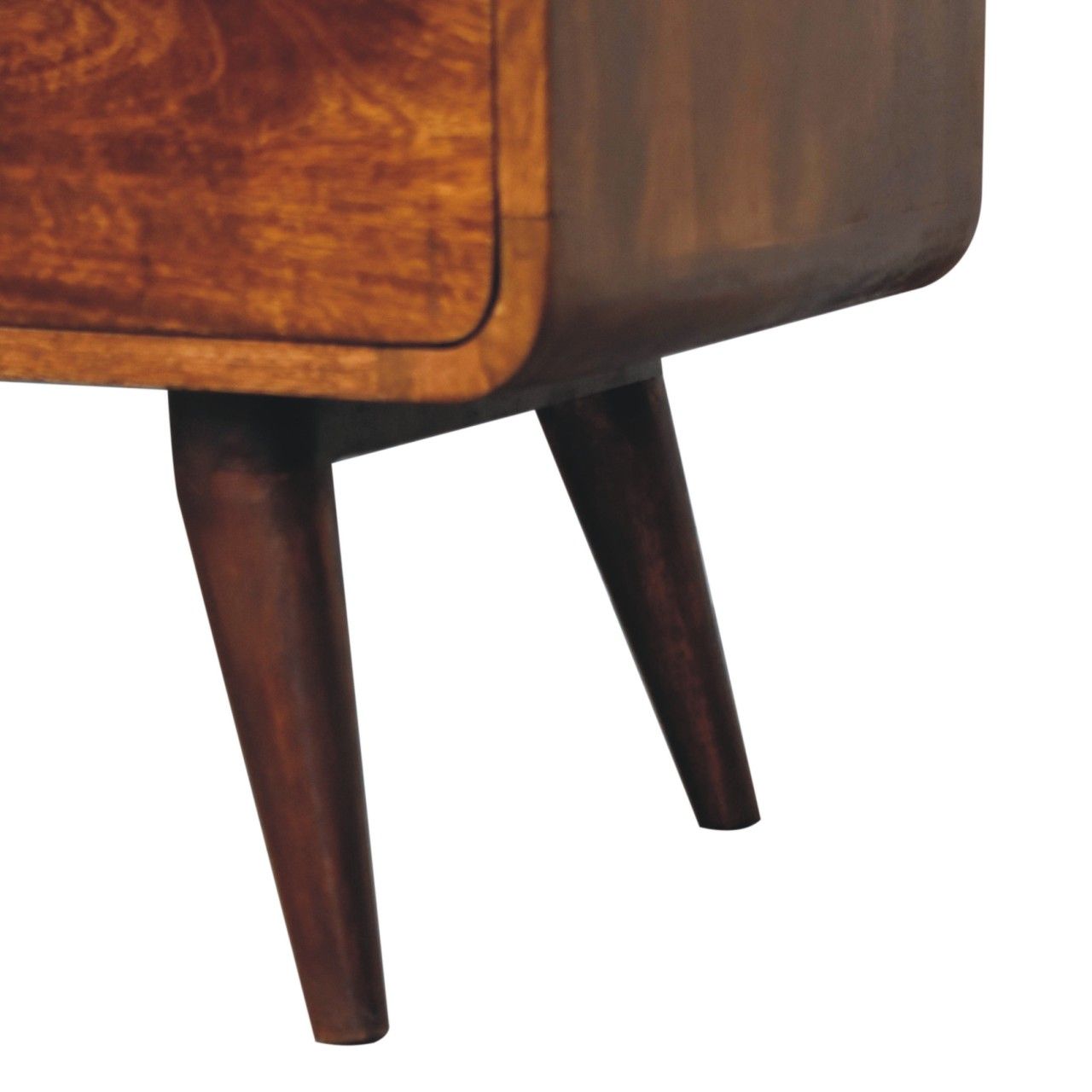 Trio Curved Media Unit - Antique Bronze - Best Buy Furniture