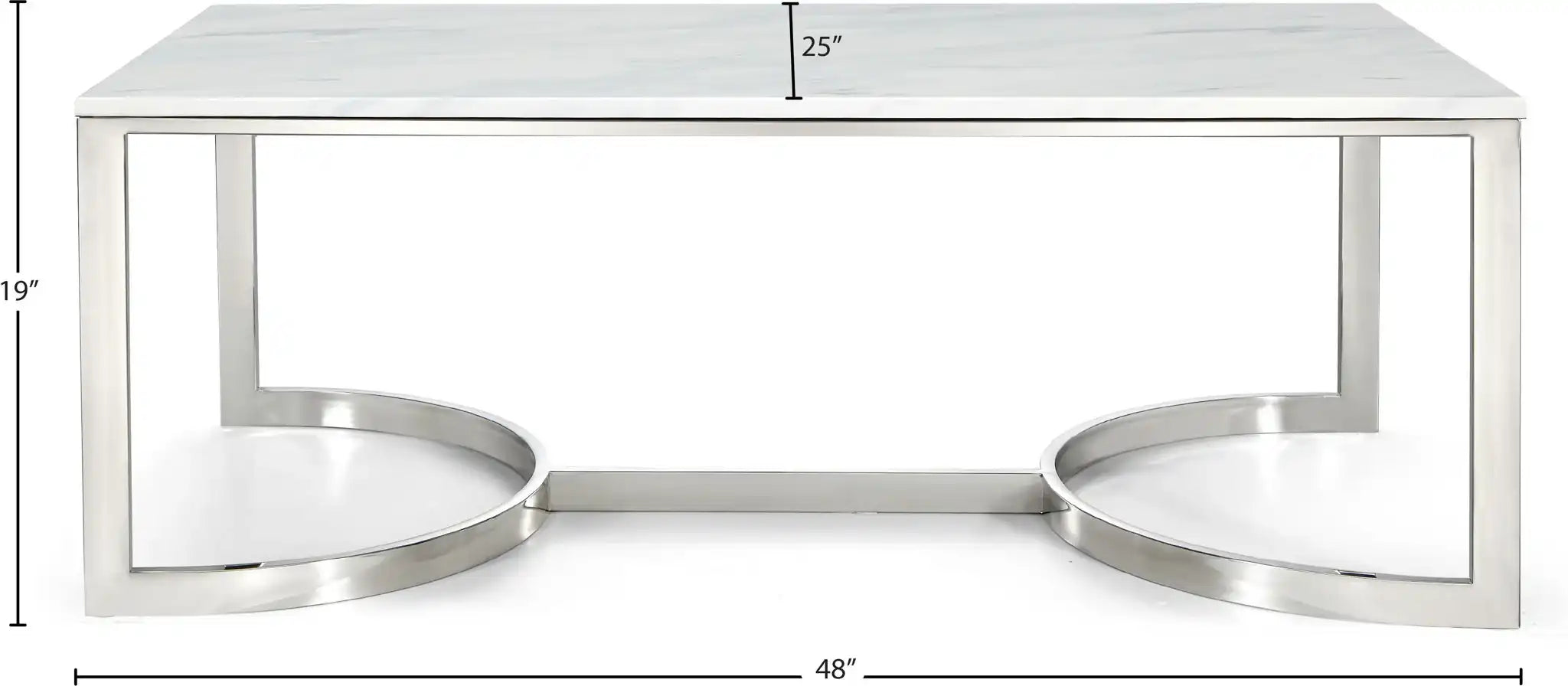 Copley - Coffee Table - Pearl Silver