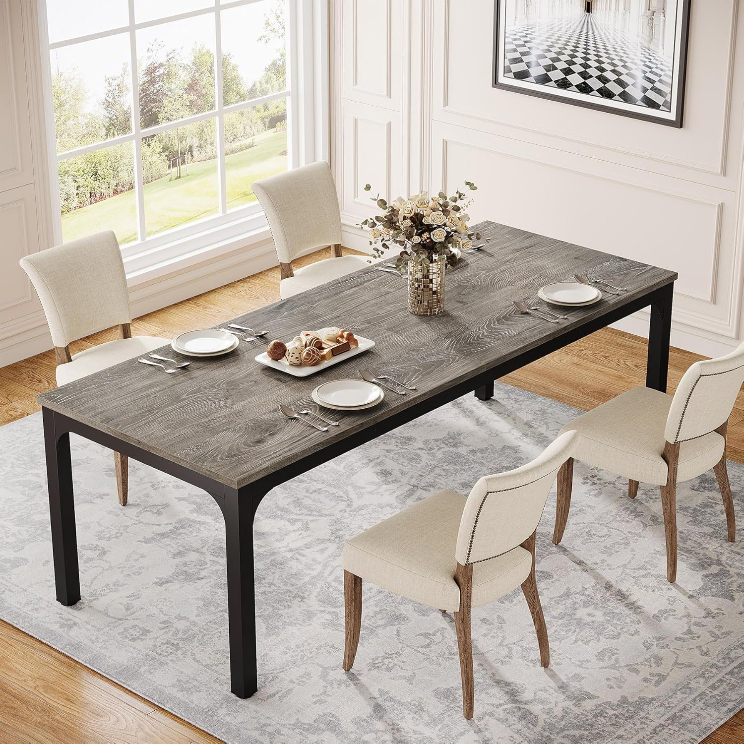 Rectangle Dining Table For 6 - 8 People
