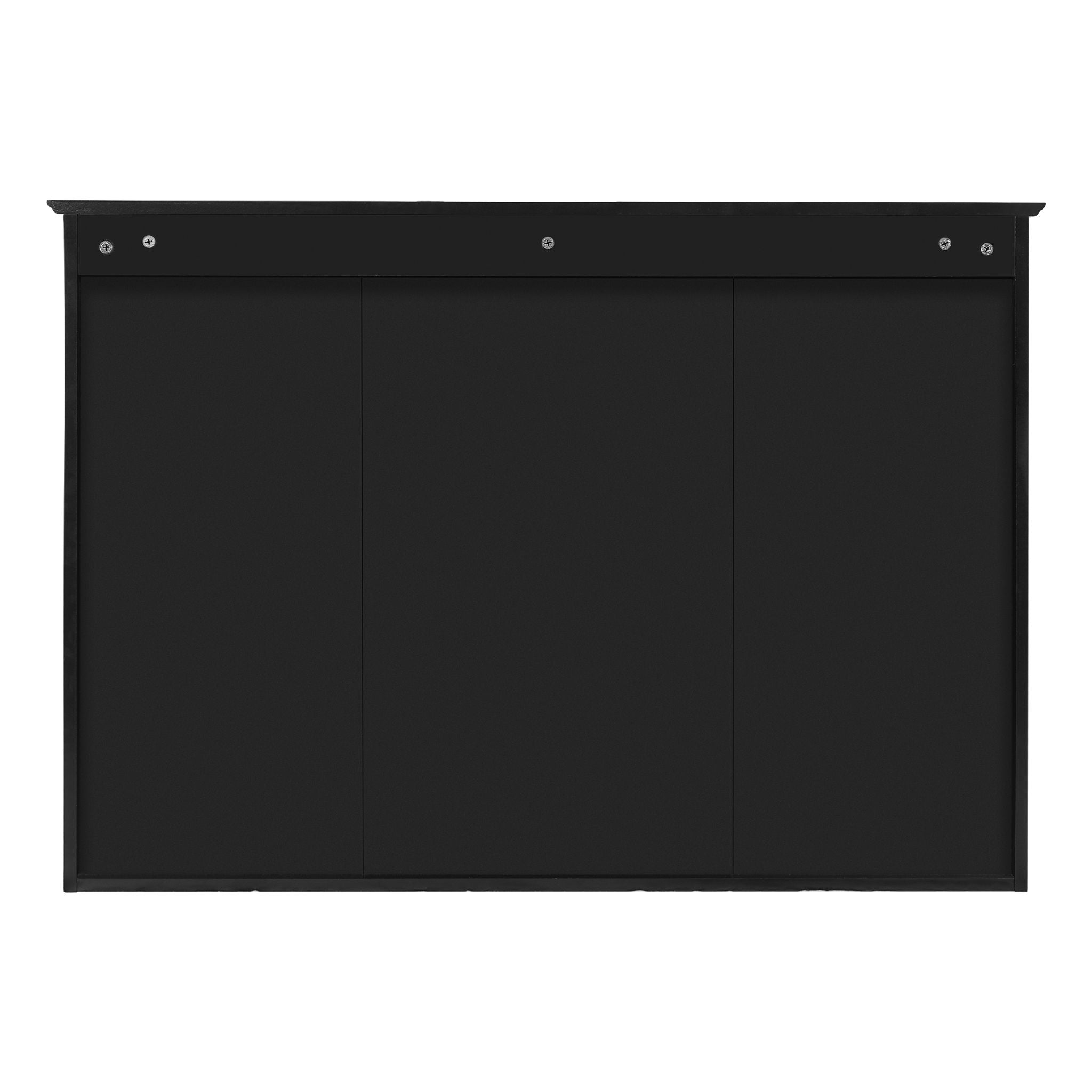 Modern Wall Mounted Mirror Medicine Cabinet With Open Shelves, Adjustable Interior, Storage Over Toilet