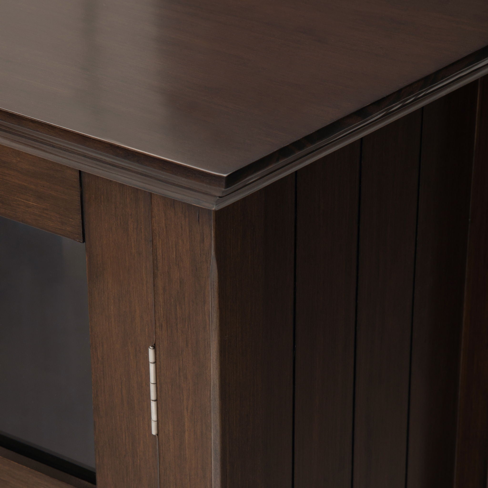 Acadian - Medium Storage Cabinet - Natural Aged Brown