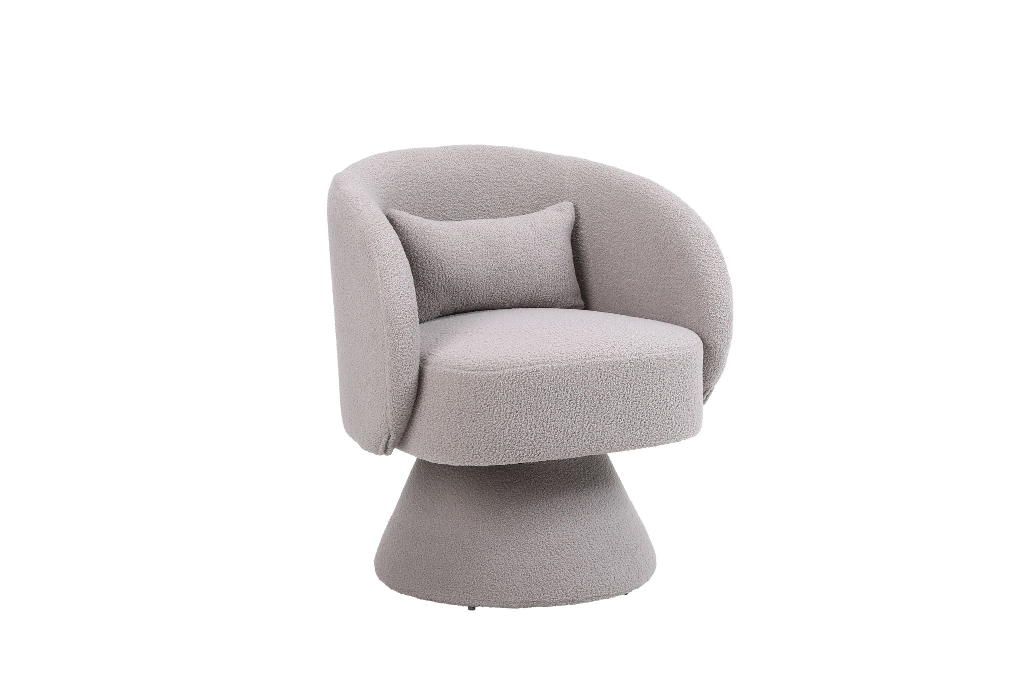 Swivel Accent Chair Armchair, Round Barrel Chair For Living Room Bedroom