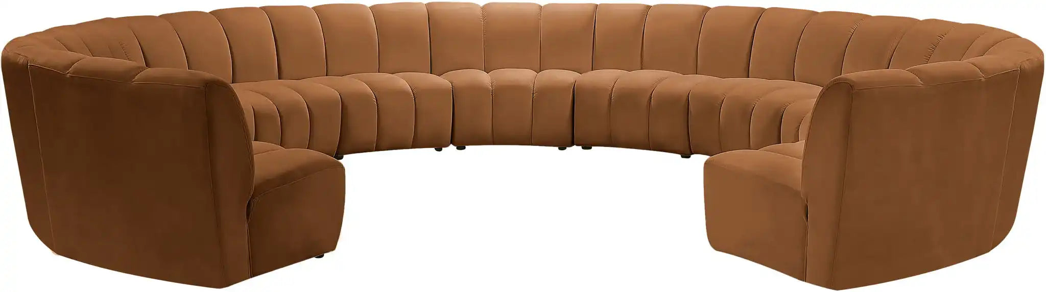 Infinity - 11 Piece Modular Sectional - Saddle