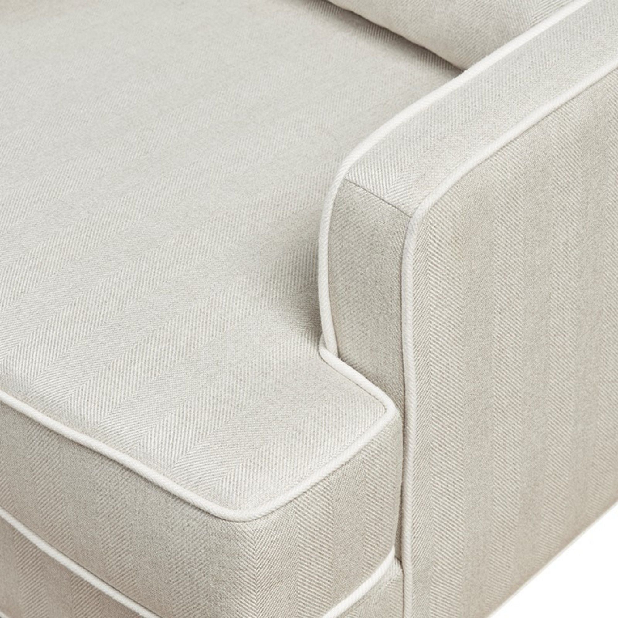 Refined - Arm Chair - Cream / Dark Brown