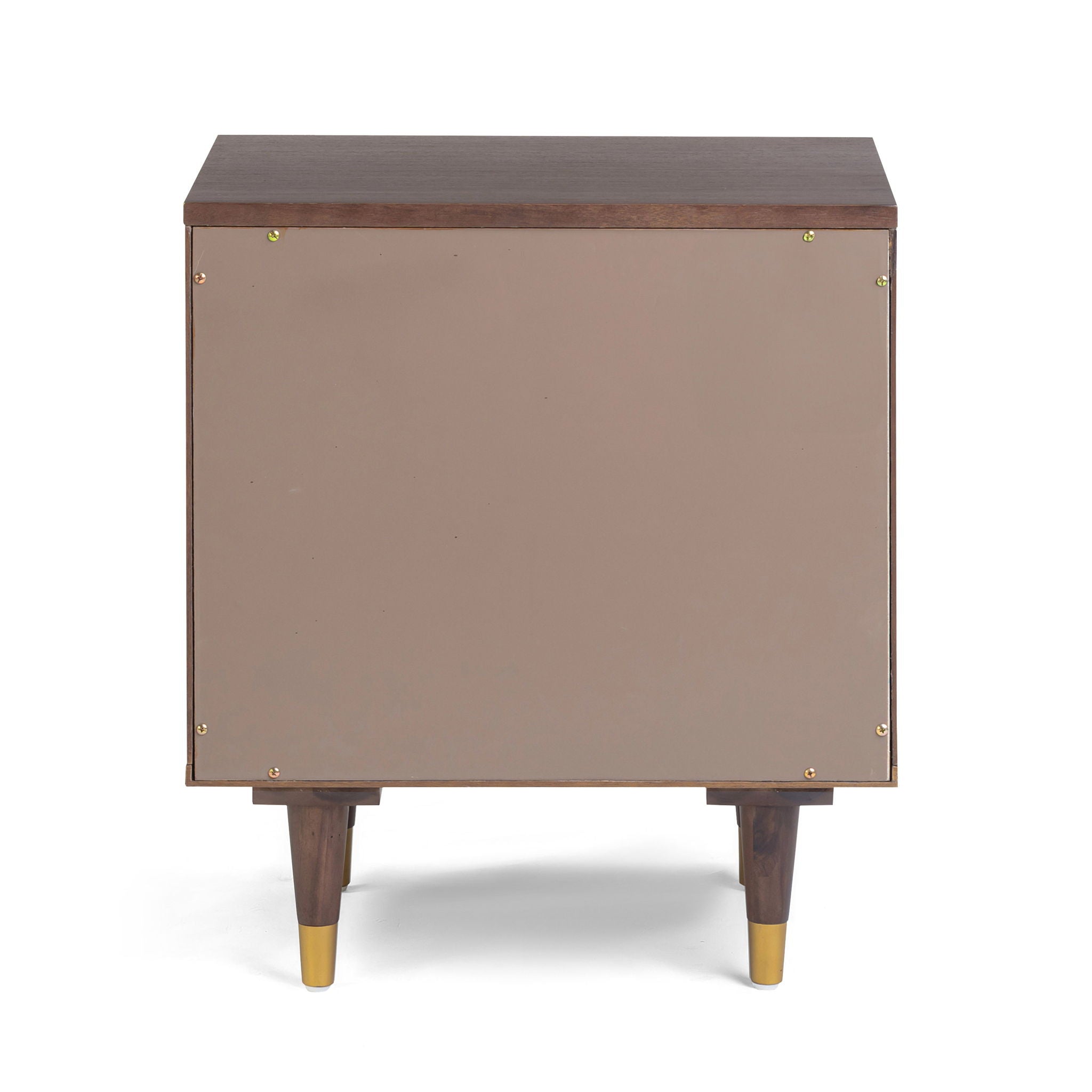 Sierra - 2-Drawer Nightstand - Dark Chocolate Brown