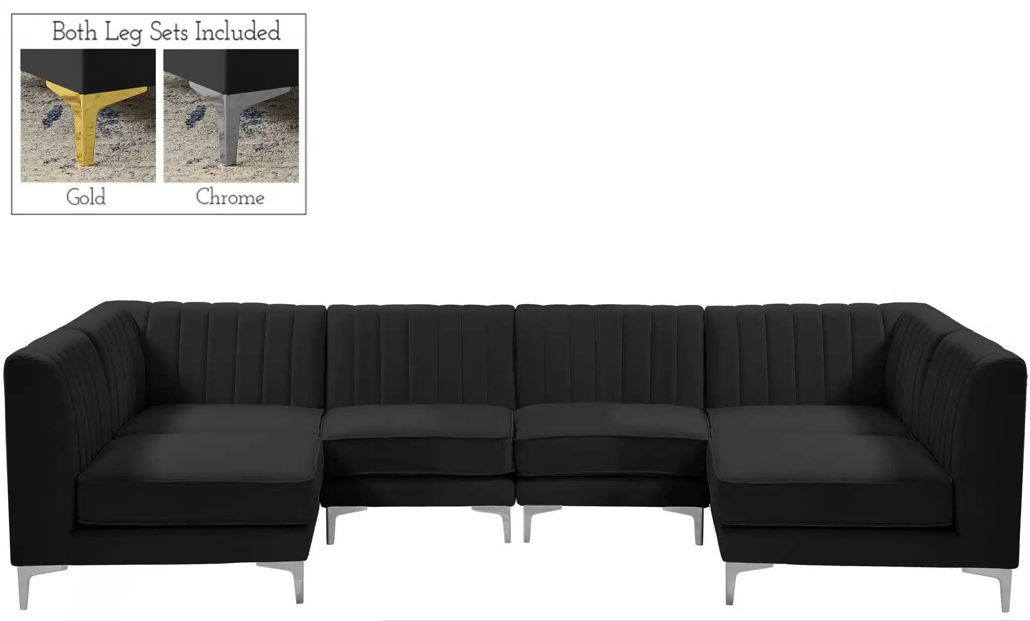 Alina - 6 Piece Modular U-Shaped Sectional