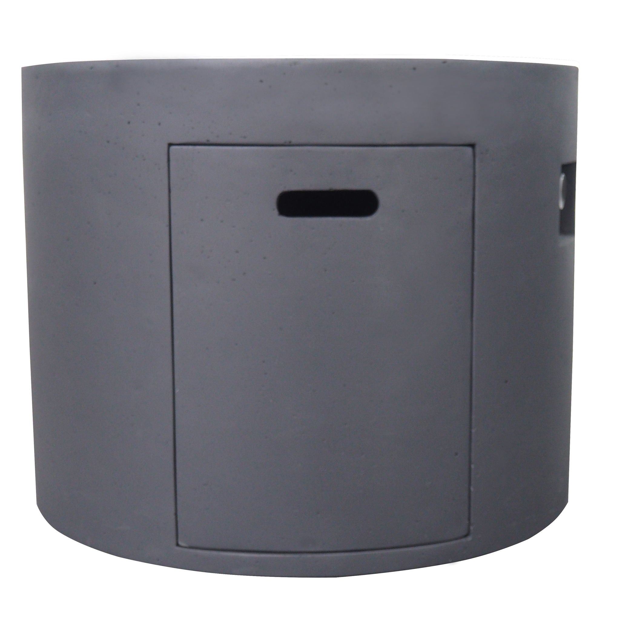 Round Iron Fire Pit With 40,000 Btu
