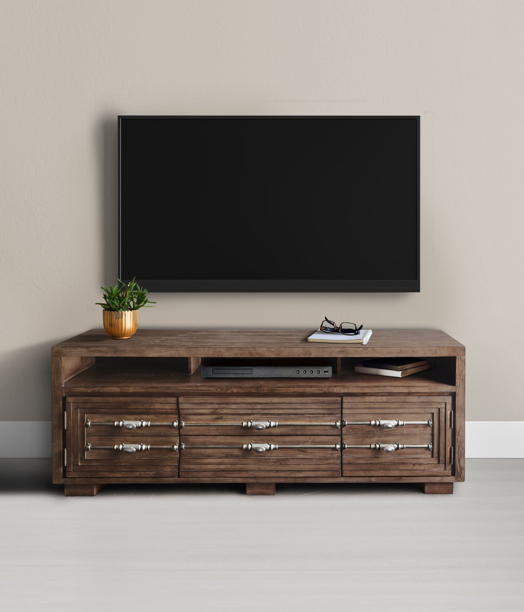 Carrollton - TV Console - Rustic Ranch