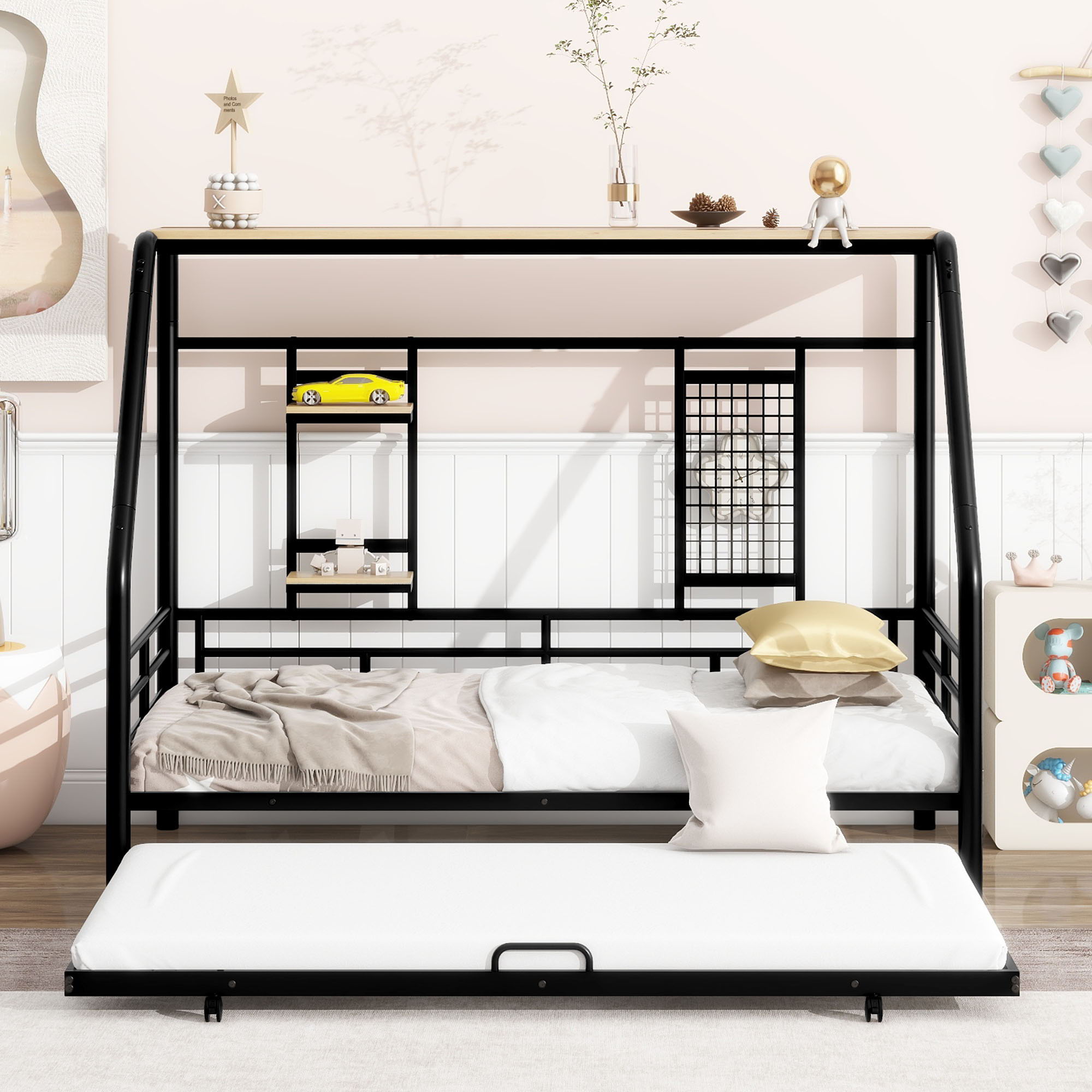 Playhouse Design Bed With Trundle