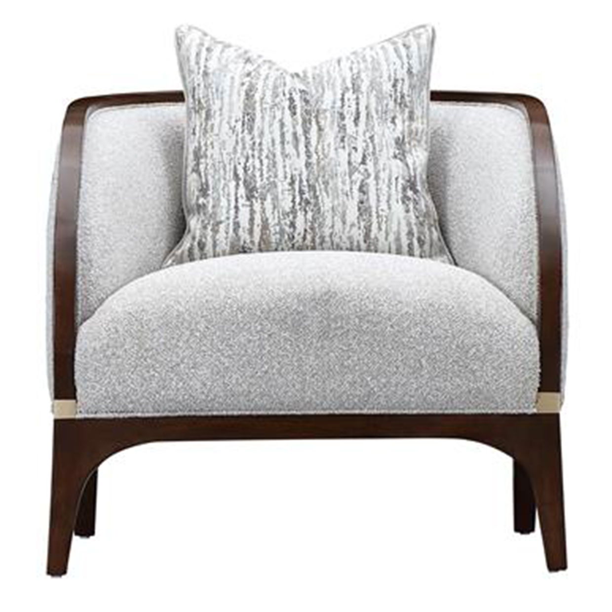 Houston - Matching Chair - Pebble / Walnut