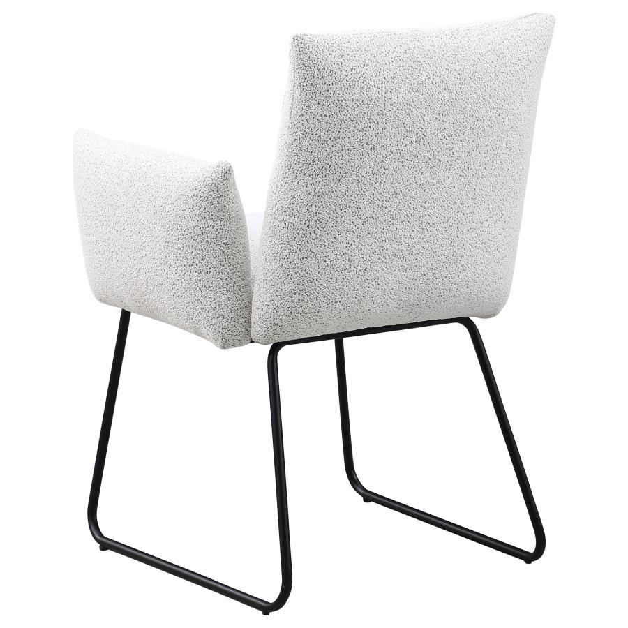 Ackland - Upholstered Dining Side Chair (Set of 2) - Light Gray - Best Buy Furniture