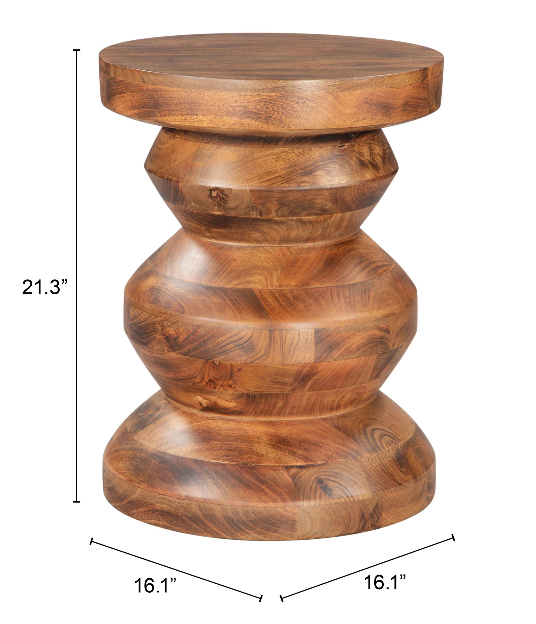 Kerala - Side Table - Brown
