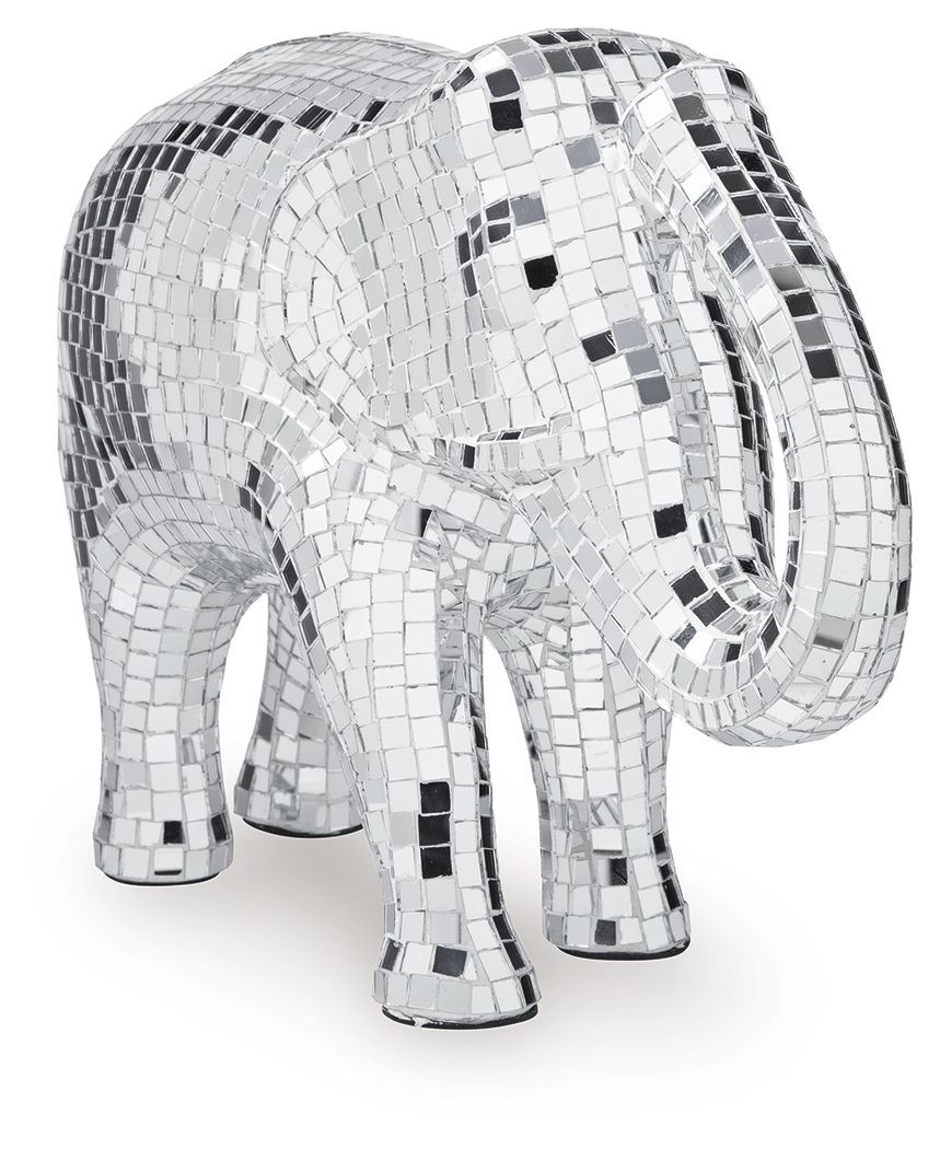 Hallmont - Sculpture - Silver Finish - Best Buy Furniture