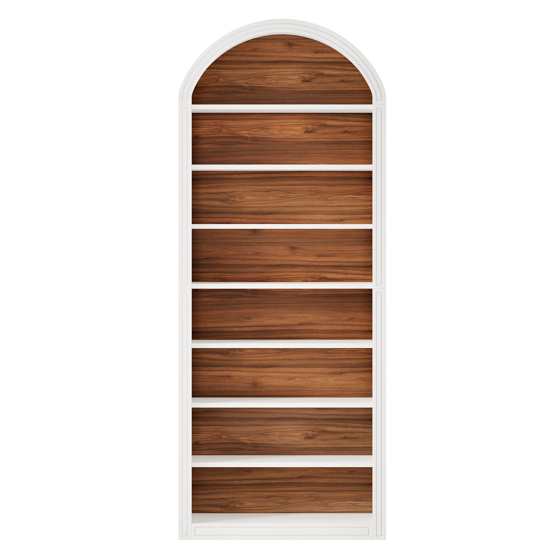 8 Tier Arched Open Display Shelving Unit For Living Room
