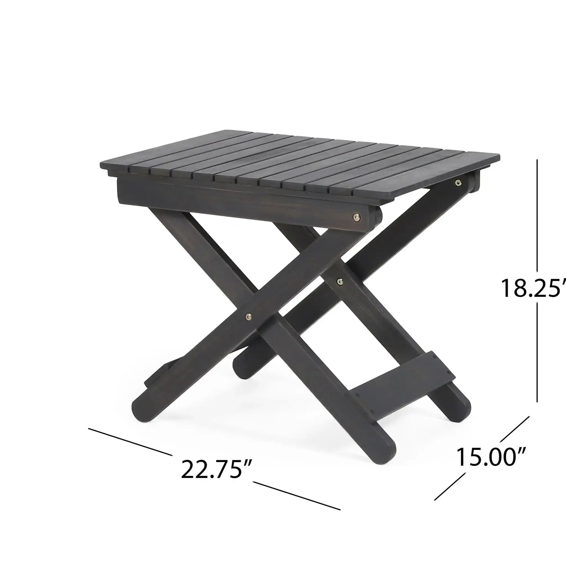 Outdoor Folding Wooden Side Table - Best Buy Furniture
