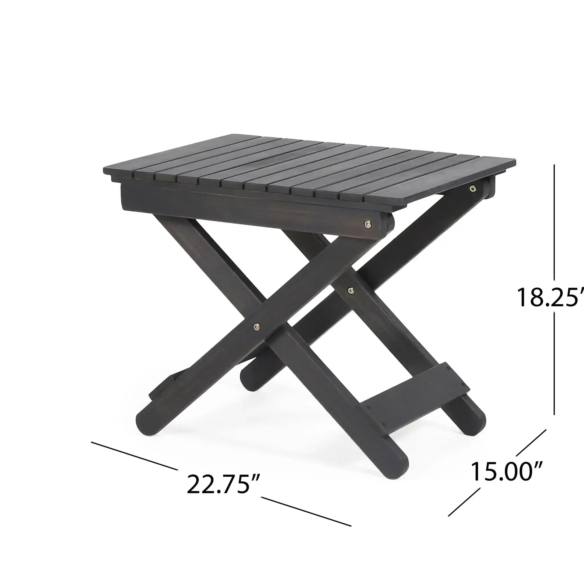 Outdoor Folding Wooden Side Table - Best Buy Furniture