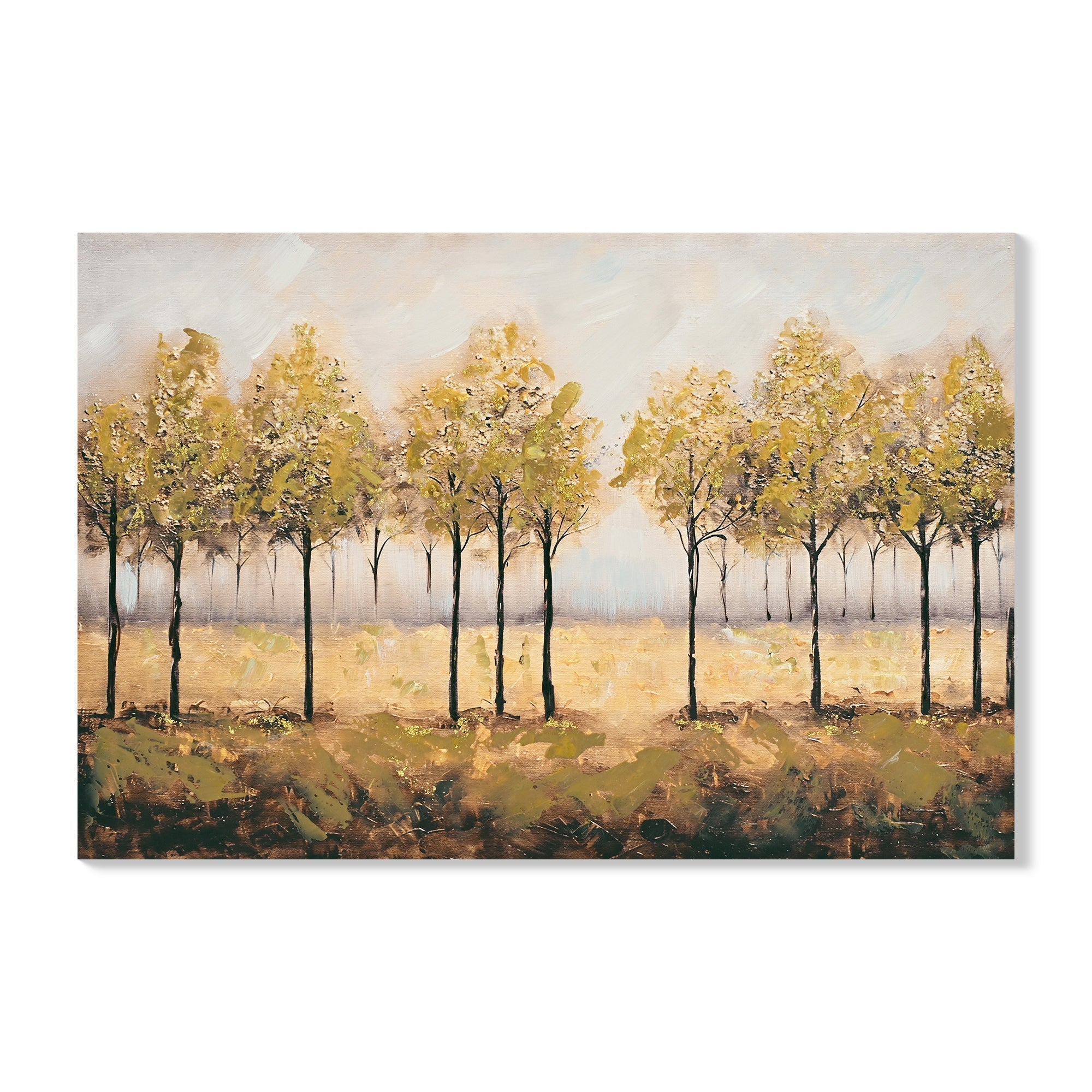 Framed Autumn Embellishments Canvas Wall Art