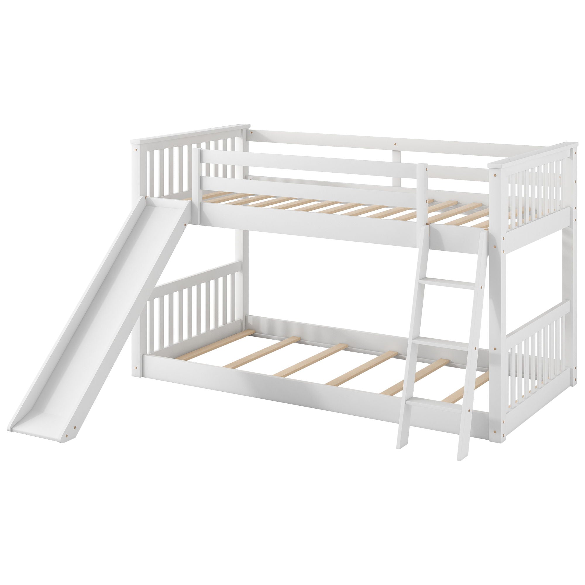 Bunk Bed & Convertible Slide And Ladder