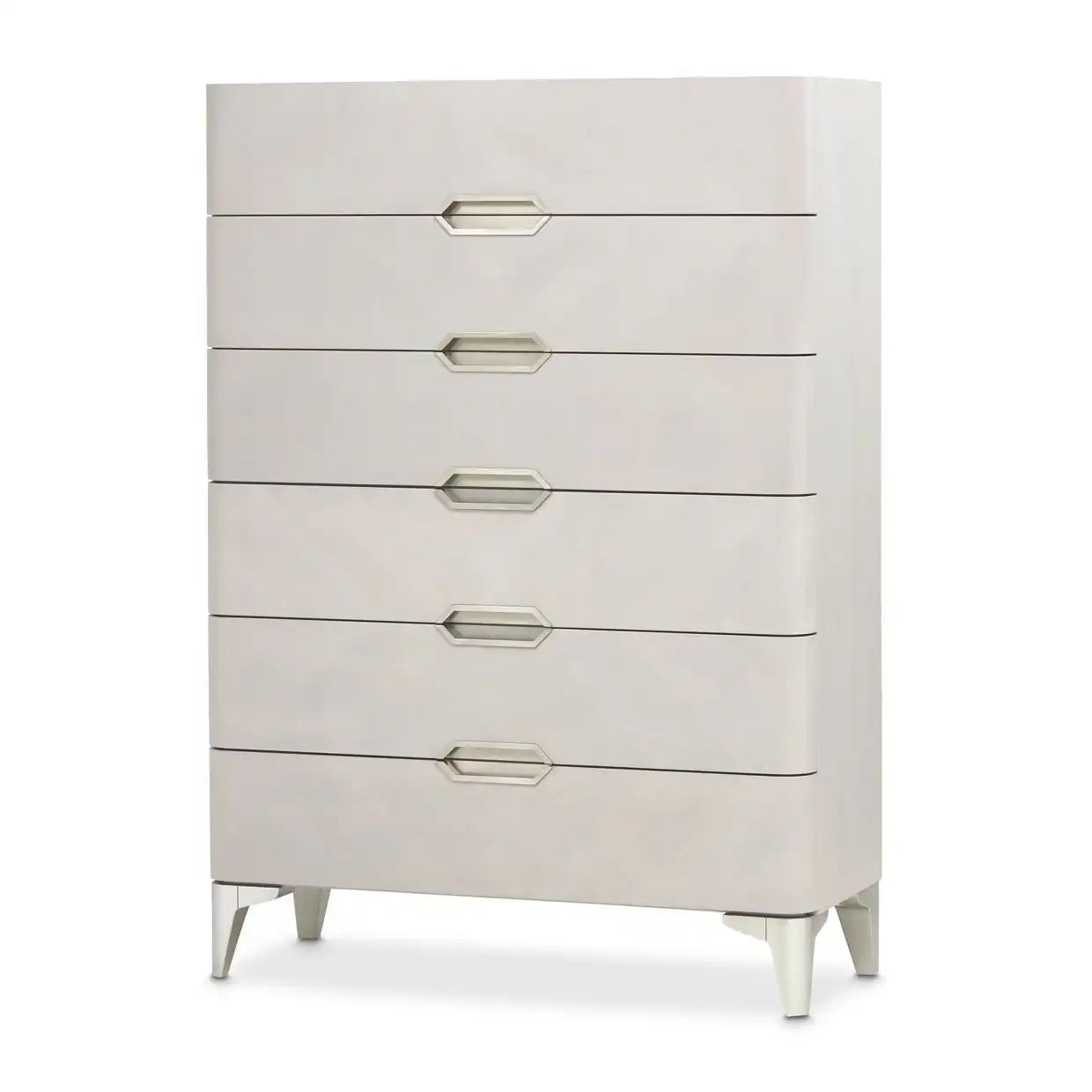 Penthouse - 6-Drawer Chest - Gray - Best Buy Furniture
