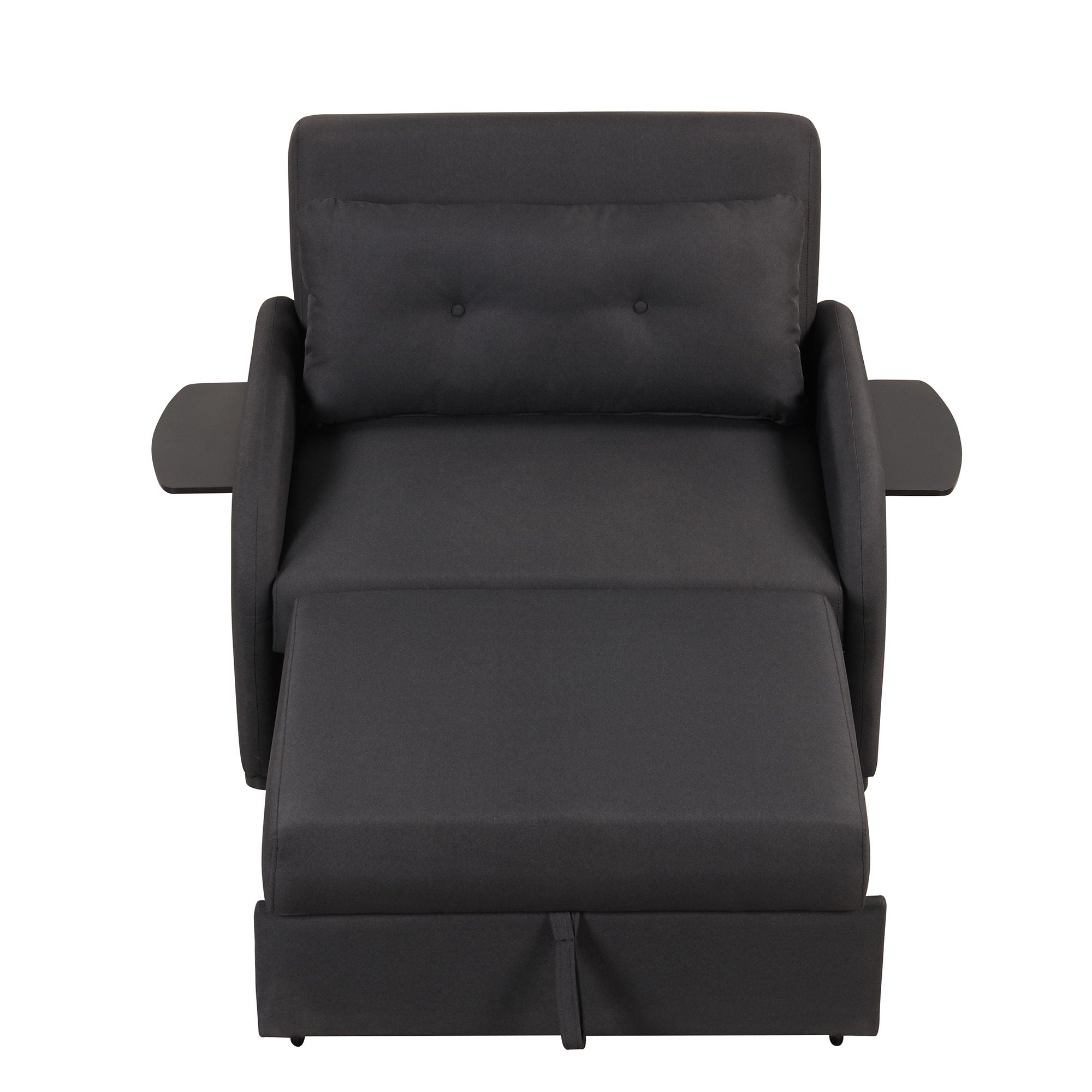 Versatile Pull Out Sofa Sleeper 3 In 1 With Wing Table & USB Charge, Compact Design