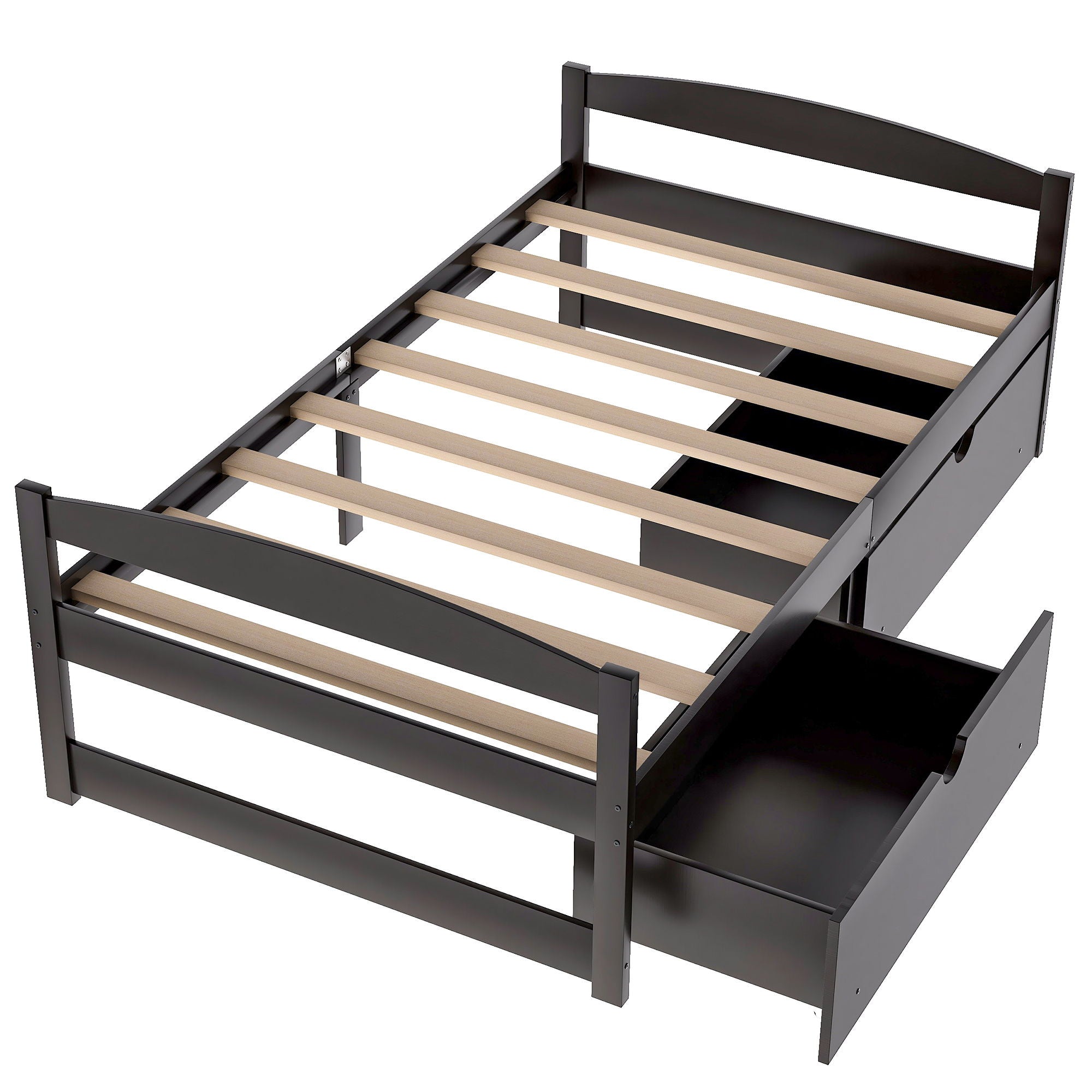Platform Bed With 2 Drawers