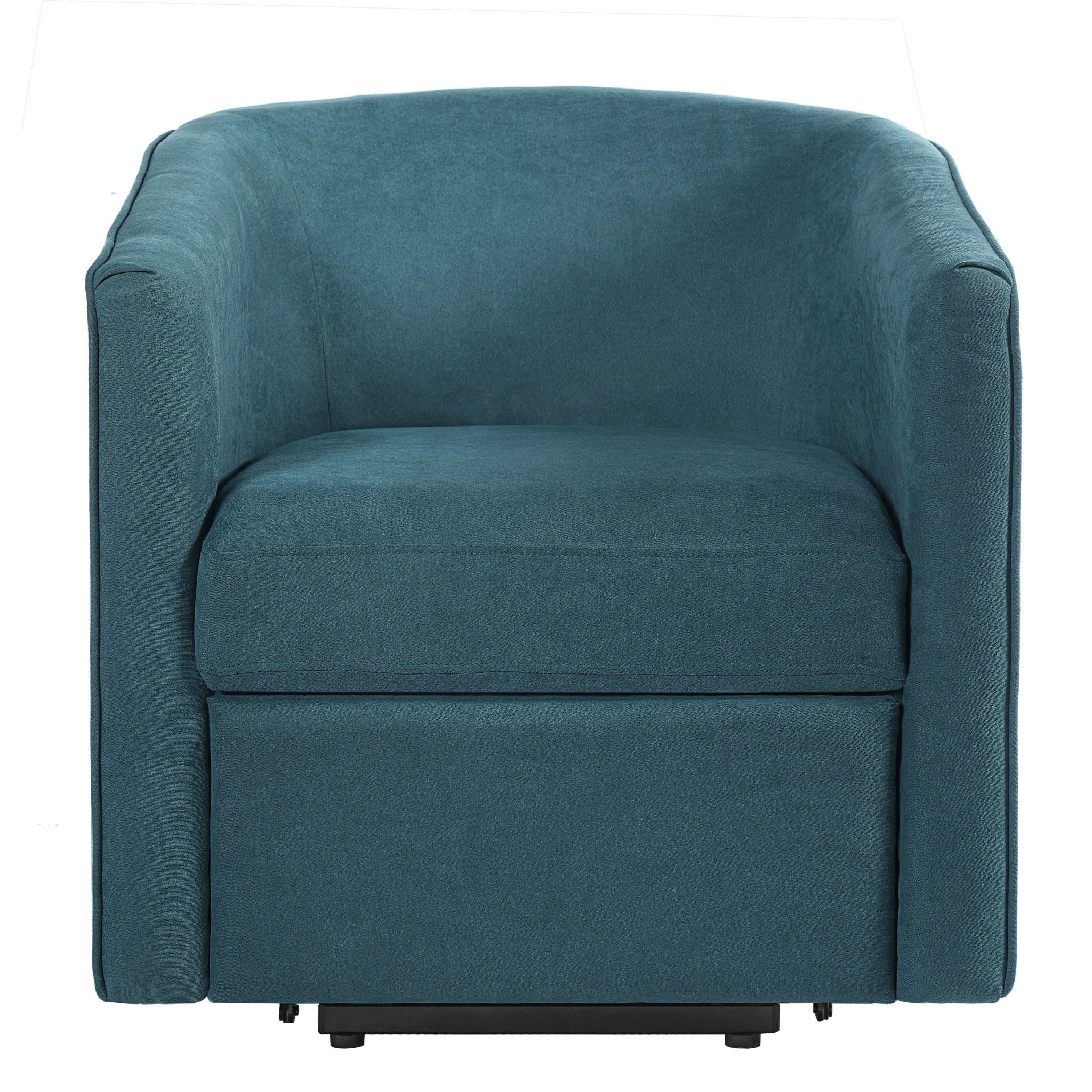 Power Lift Recliner Barrel Shape Reclining Chair With Footrest And Side Pocket