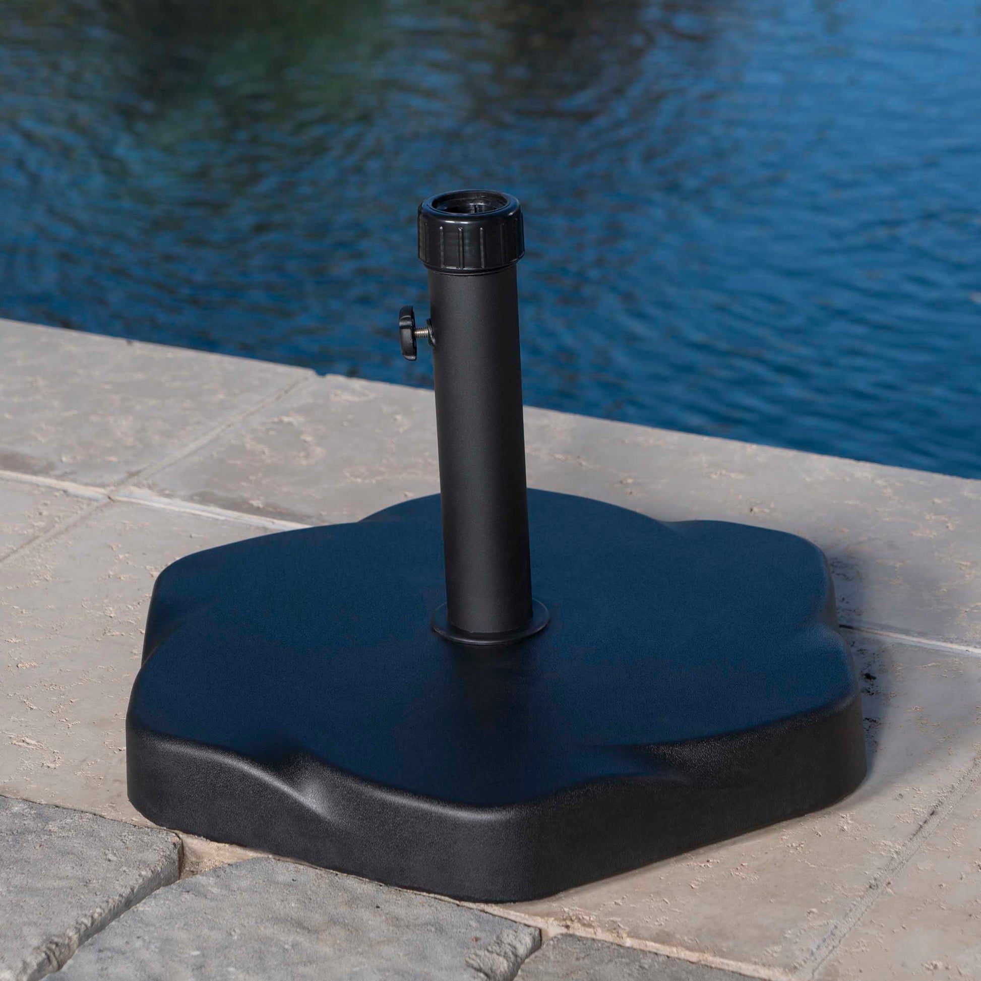 Umbrella Base With Hexagonal Shape - Black - Best Buy Furniture