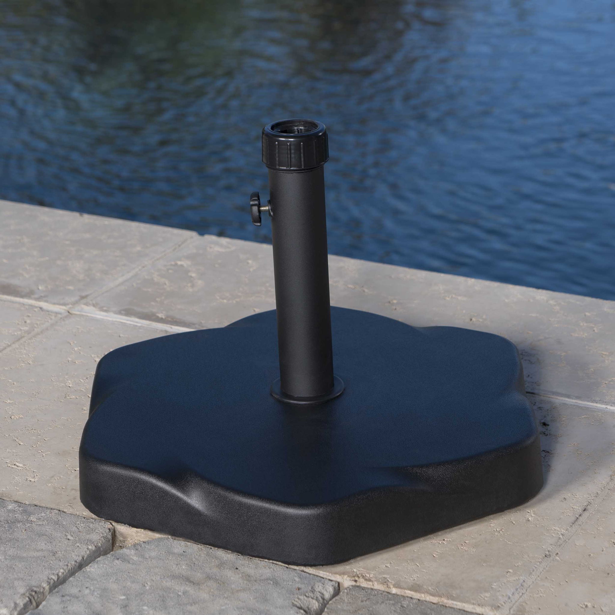 Umbrella Base With Hexagonal Shape - Black - Best Buy Furniture