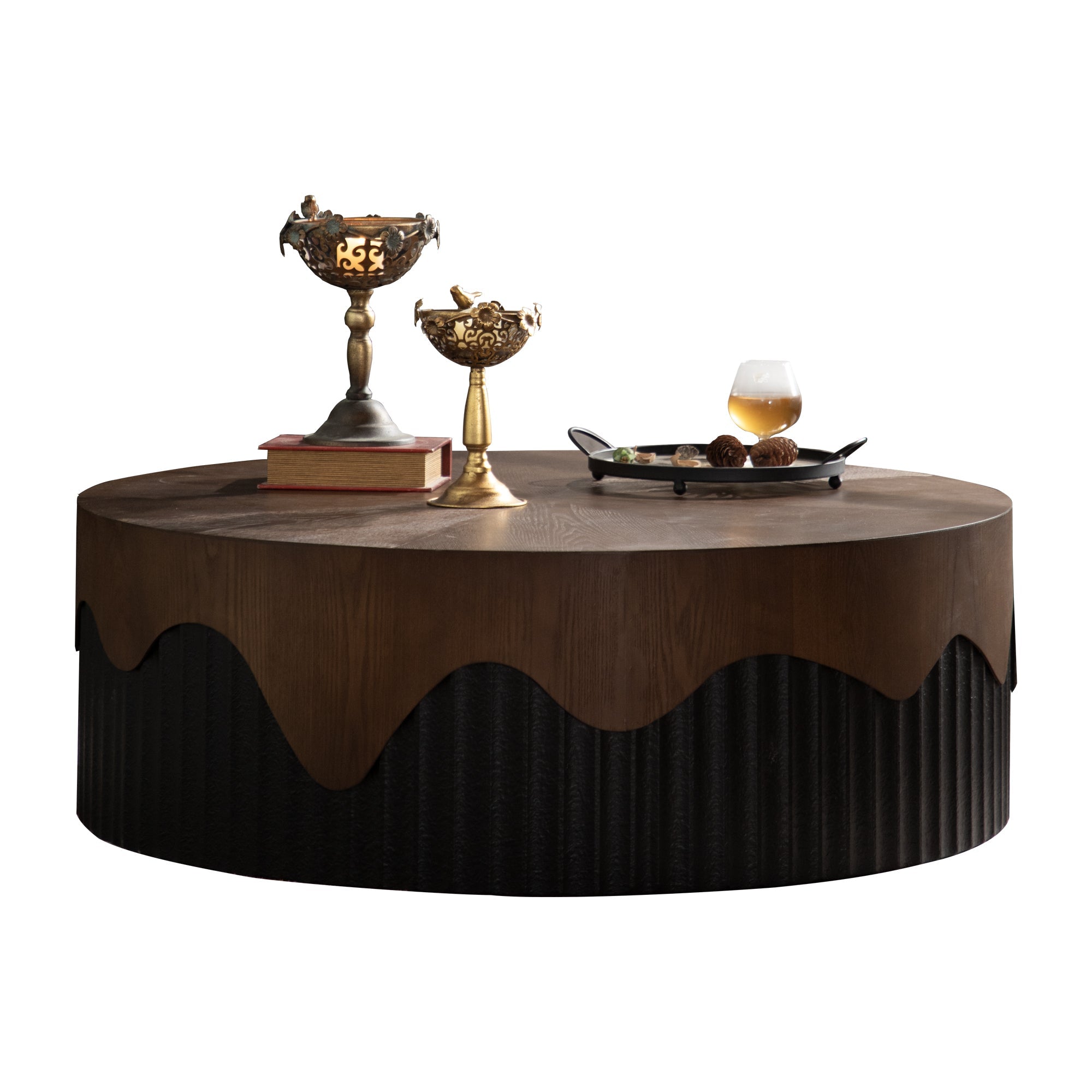 38.97' Round Coffee Table Handcrafted