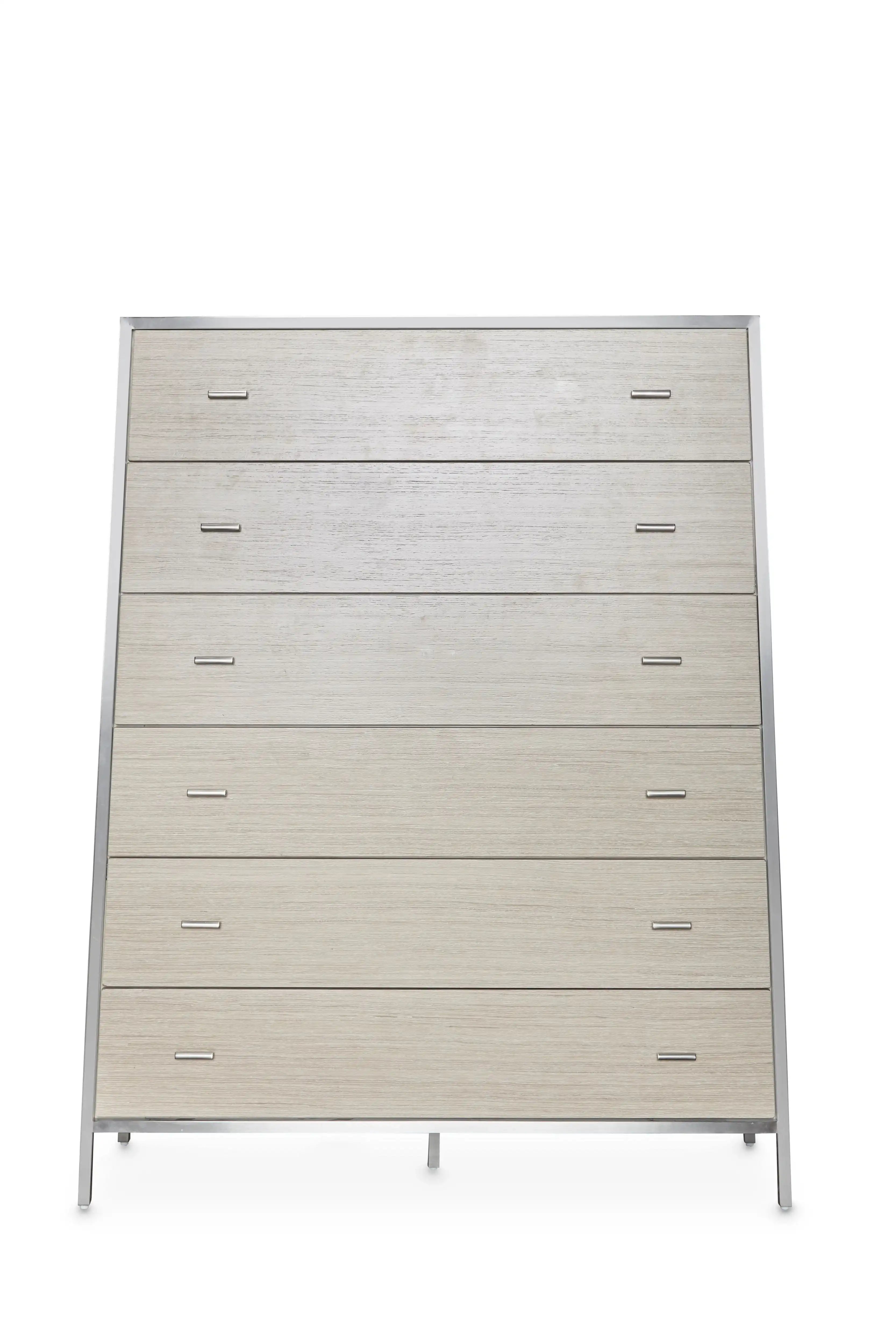 Silverlake Village - 6-Drawer Chest - Washed Oak - Best Buy Furniture