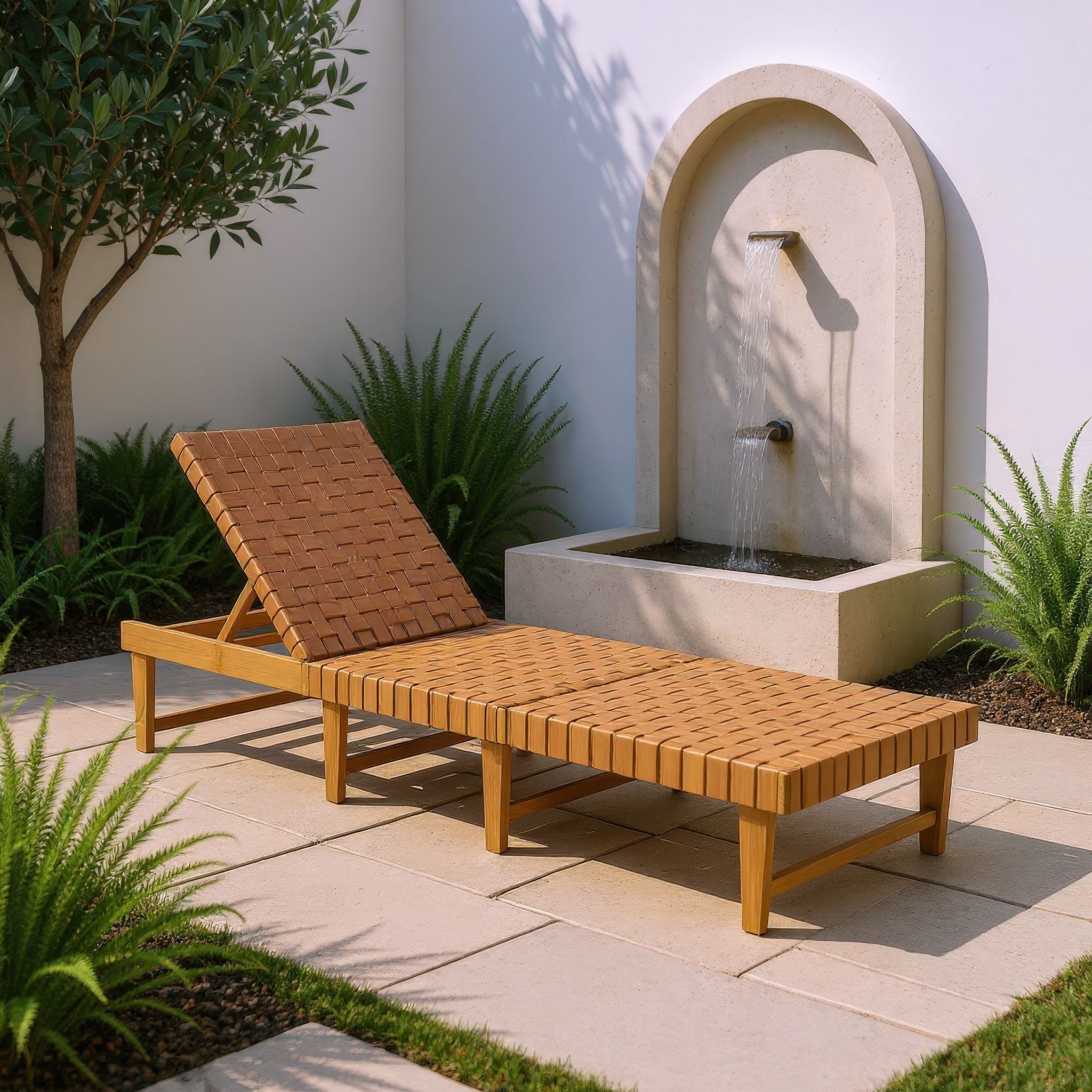 Breath - Chaise Lounge - Brown