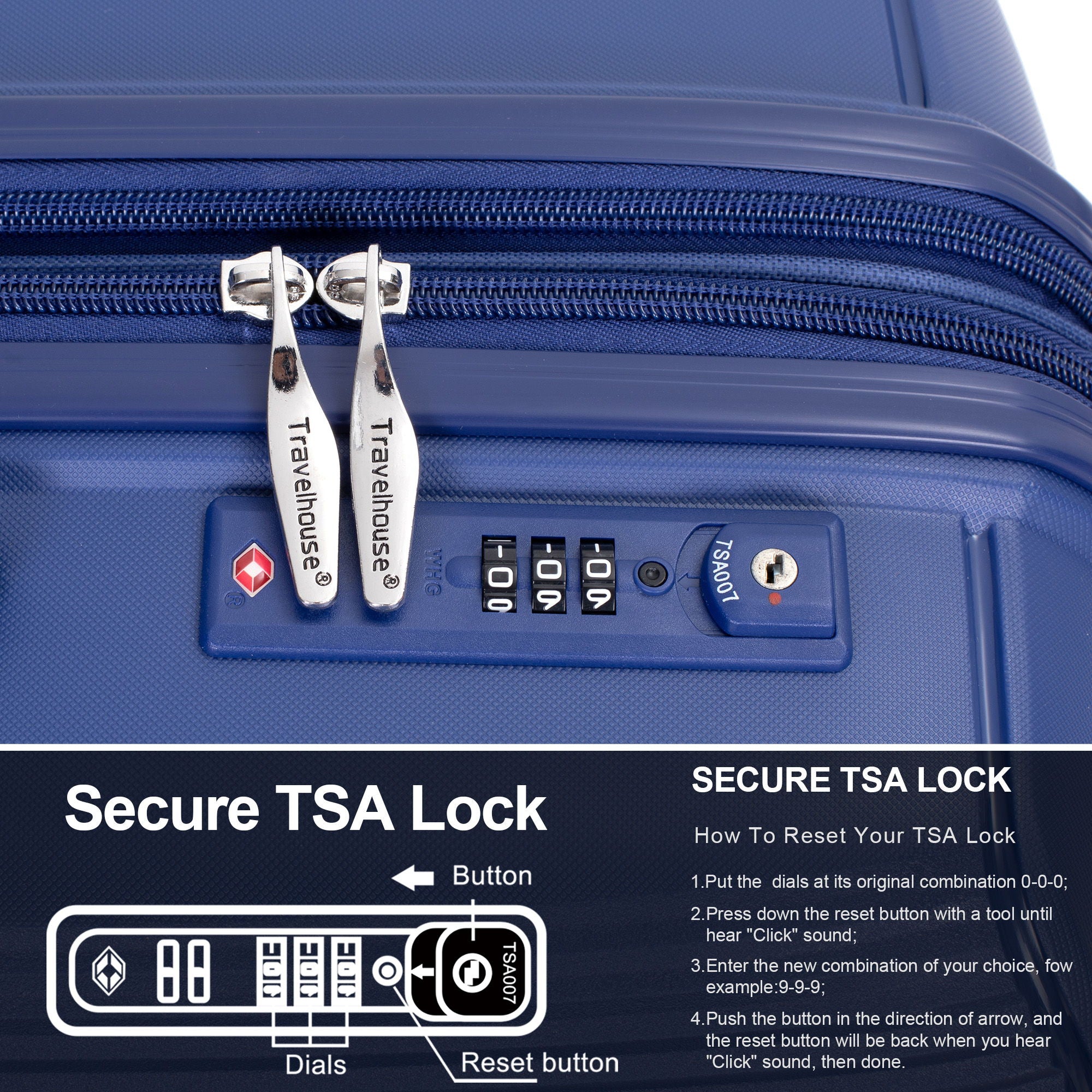 Expandable Hardshell Suitcase Double Spinner Wheels Luggage Sets
