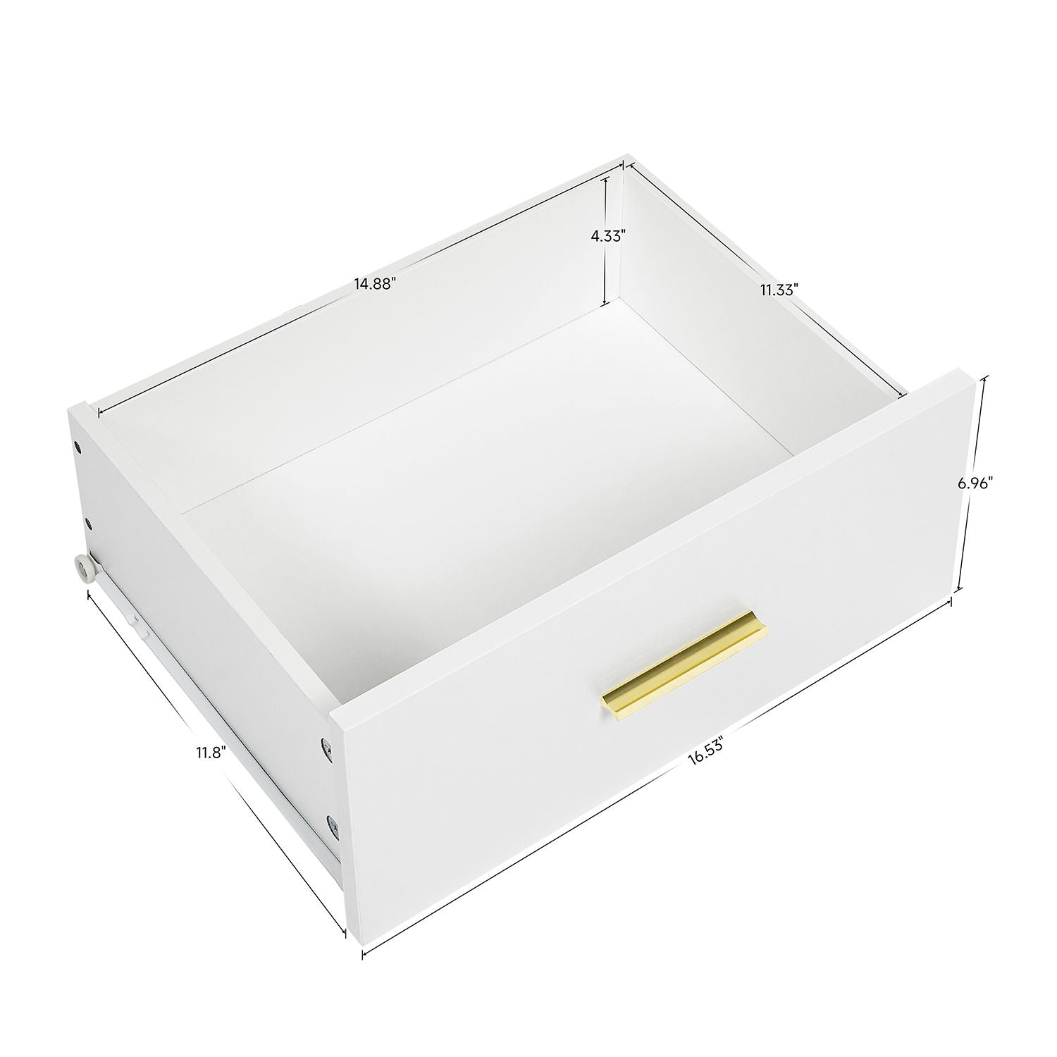 Modern 8 Drawer Dresser For Bedroom Ample Storage Wide Chest Of Drawers, Sturdy & Safe - White - Best Buy Furniture