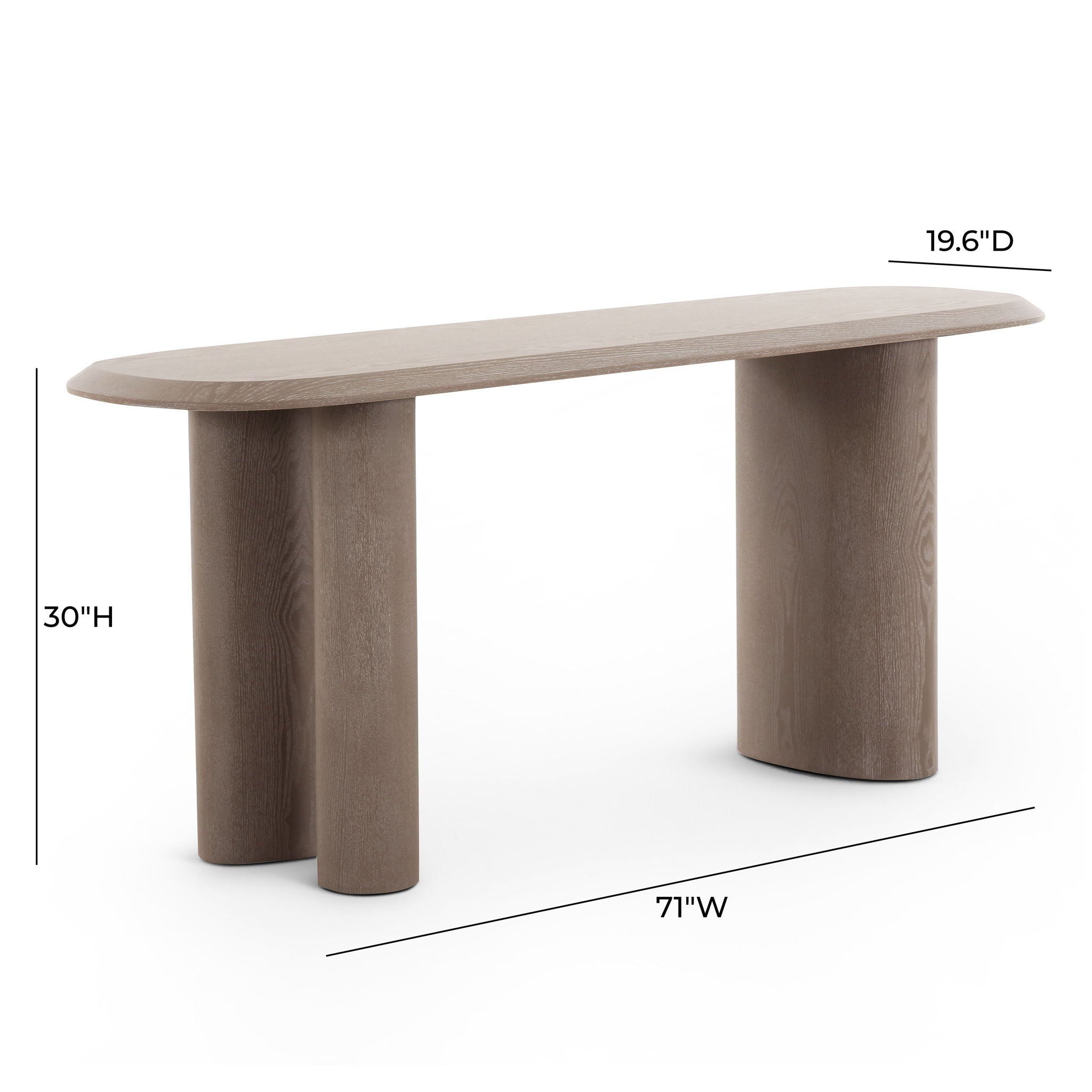 Rhema - Console Table - Washed Ash
