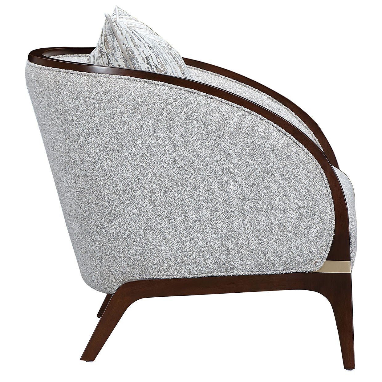Houston - Matching Chair - Pebble / Walnut